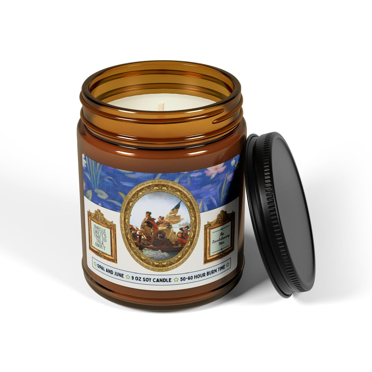 Smells Like It's Time to Talk About The Revolutionary War: American History Buff Gift for Dad or Teacher Who Loves Early US American History, George Washington Painting
