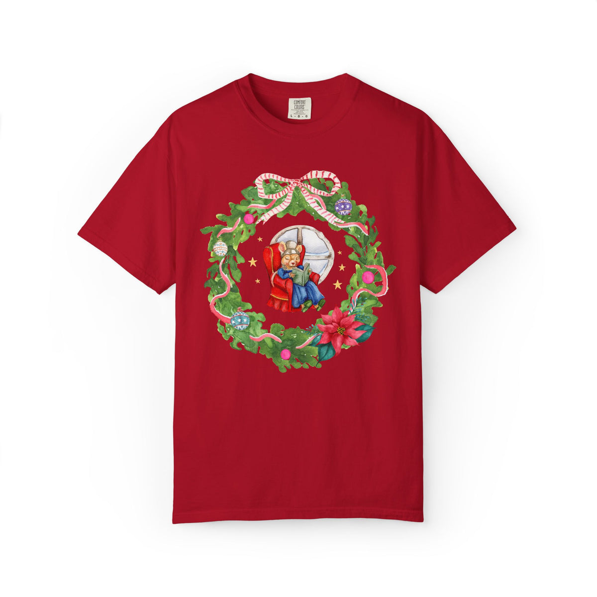Bookish Christmas Mouse