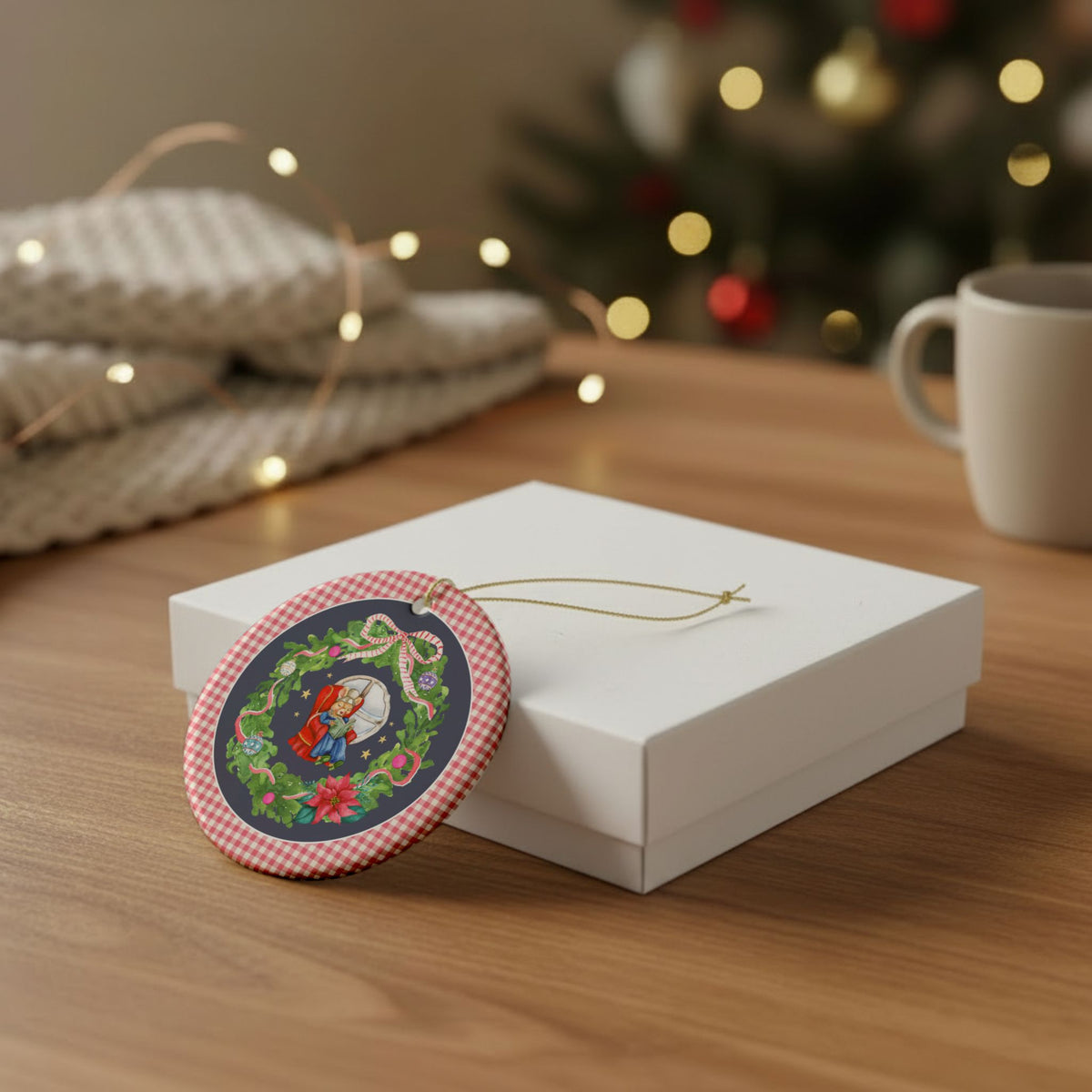 Bookish Christmas Mouse