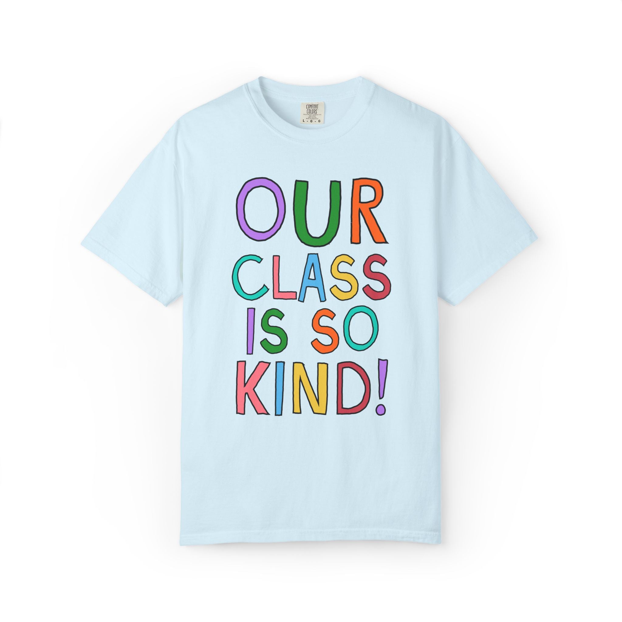 Our Class is So Kind Positive Affirmation Teacher Team T-Shirt for Back to School, Cute Kitschy Nostalgic Elementary Teacher Aide Tee