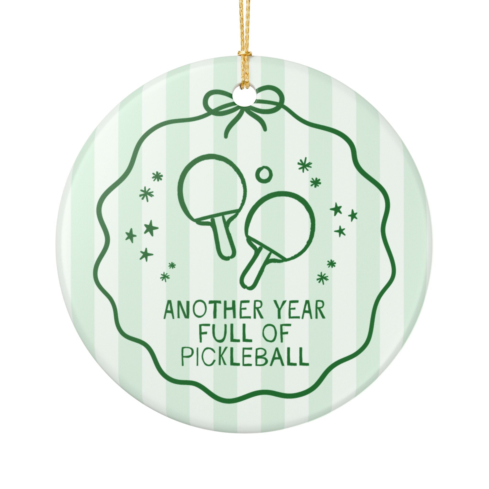 Pickleball Player or Pickleball Partner Gift for Mom or Dad Who Loves Playing Pickleball: Another Year Full of Pickleball, Holiday Xmas Gift