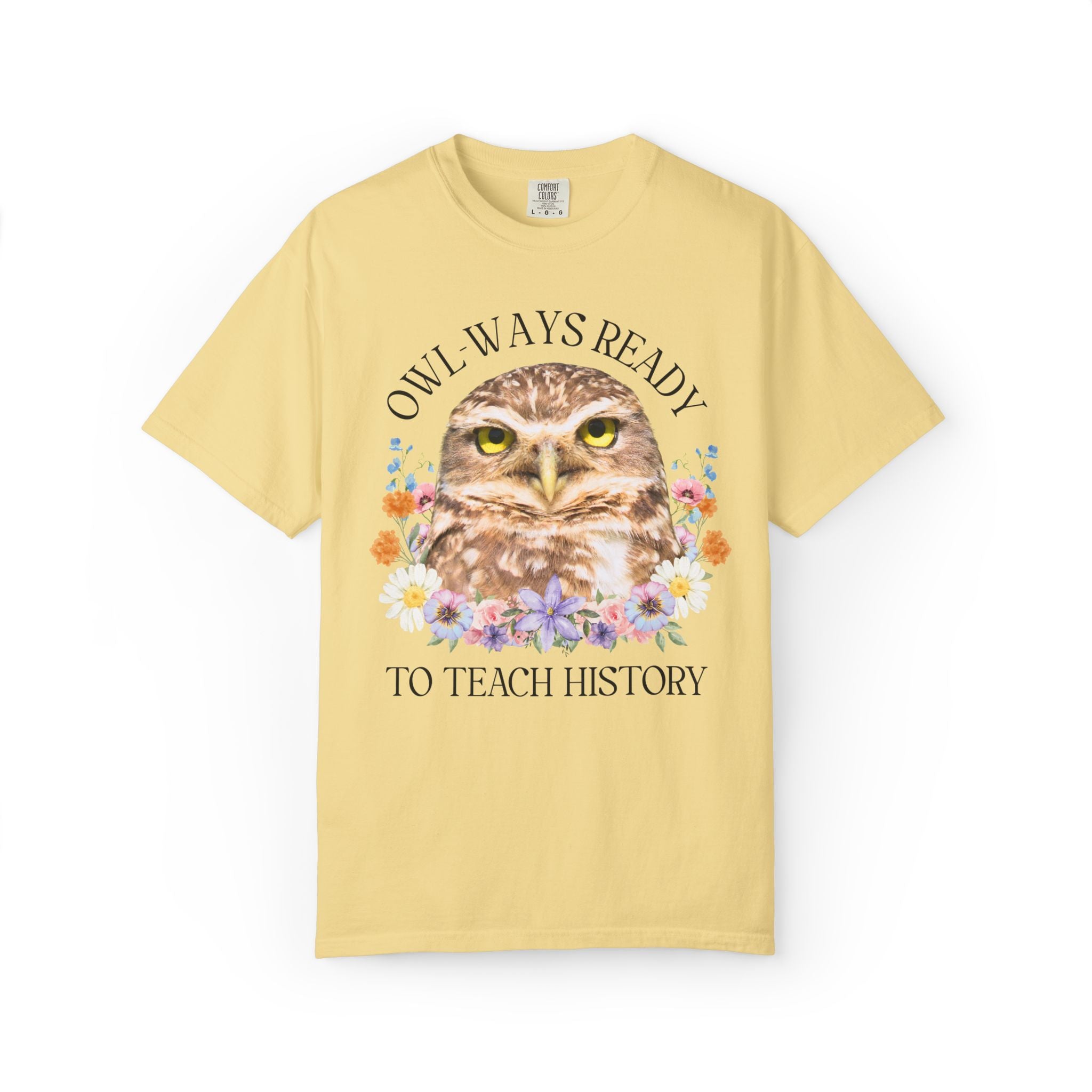 Owl High School Matching Teacher T-Shirt for School Office Staff, Funny Animal Lover T-Shirt for School Administration or Middle School Math