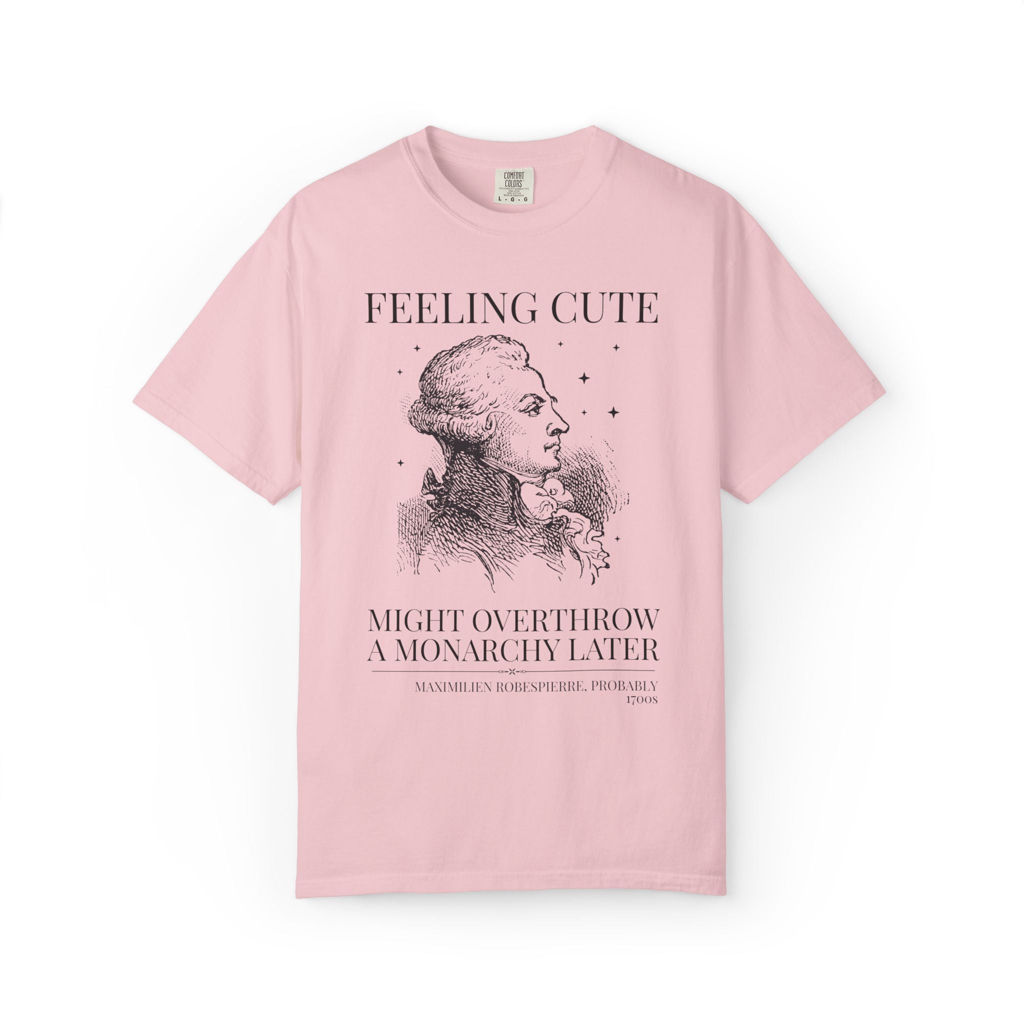 Maximilien Robespierre History Buff Tee Shirt: 18th Century French Revolution History Lover Gift, European Royal History Professor Gift
