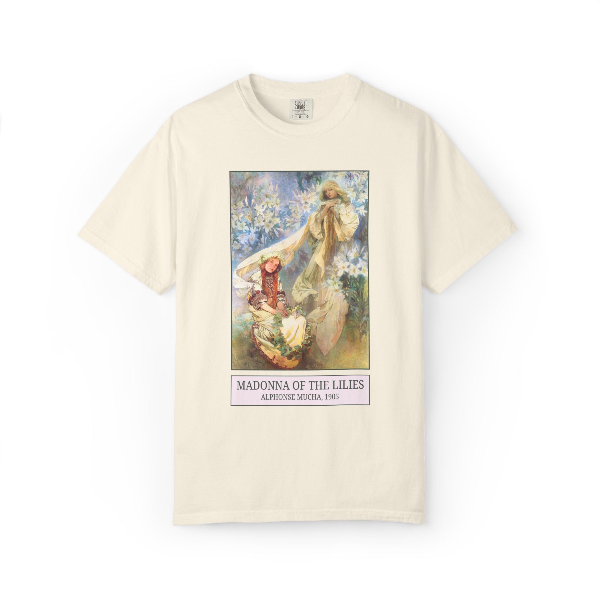 Madonna of the Lilies by Alphonse Mucha