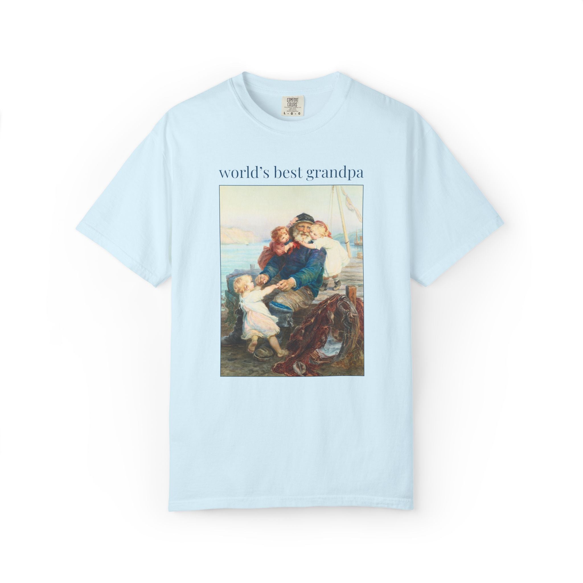 World's Best Grandpa Art History T-Shirt