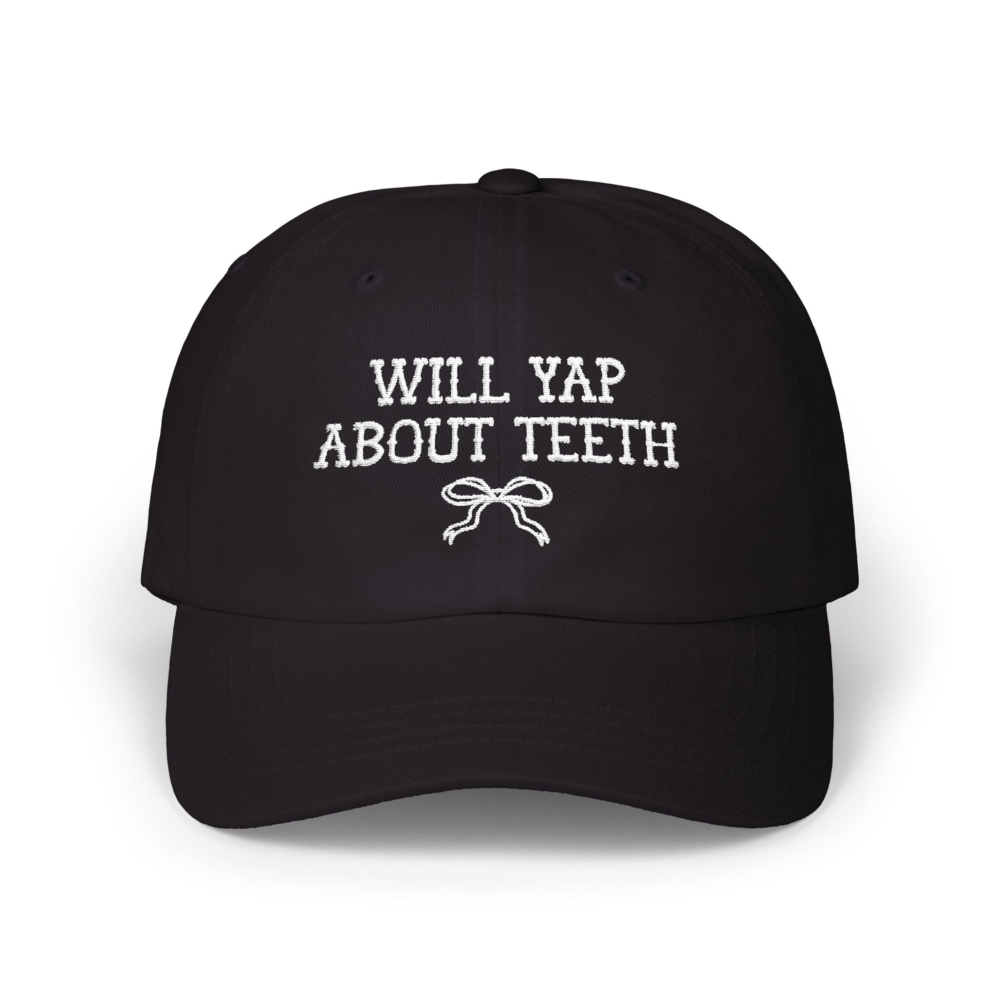 Will Yap About Teeth: Funny Dentist or Dental School Graduation Gift, Silly Dentist Hat for Friend Who Owns a Dental Practice