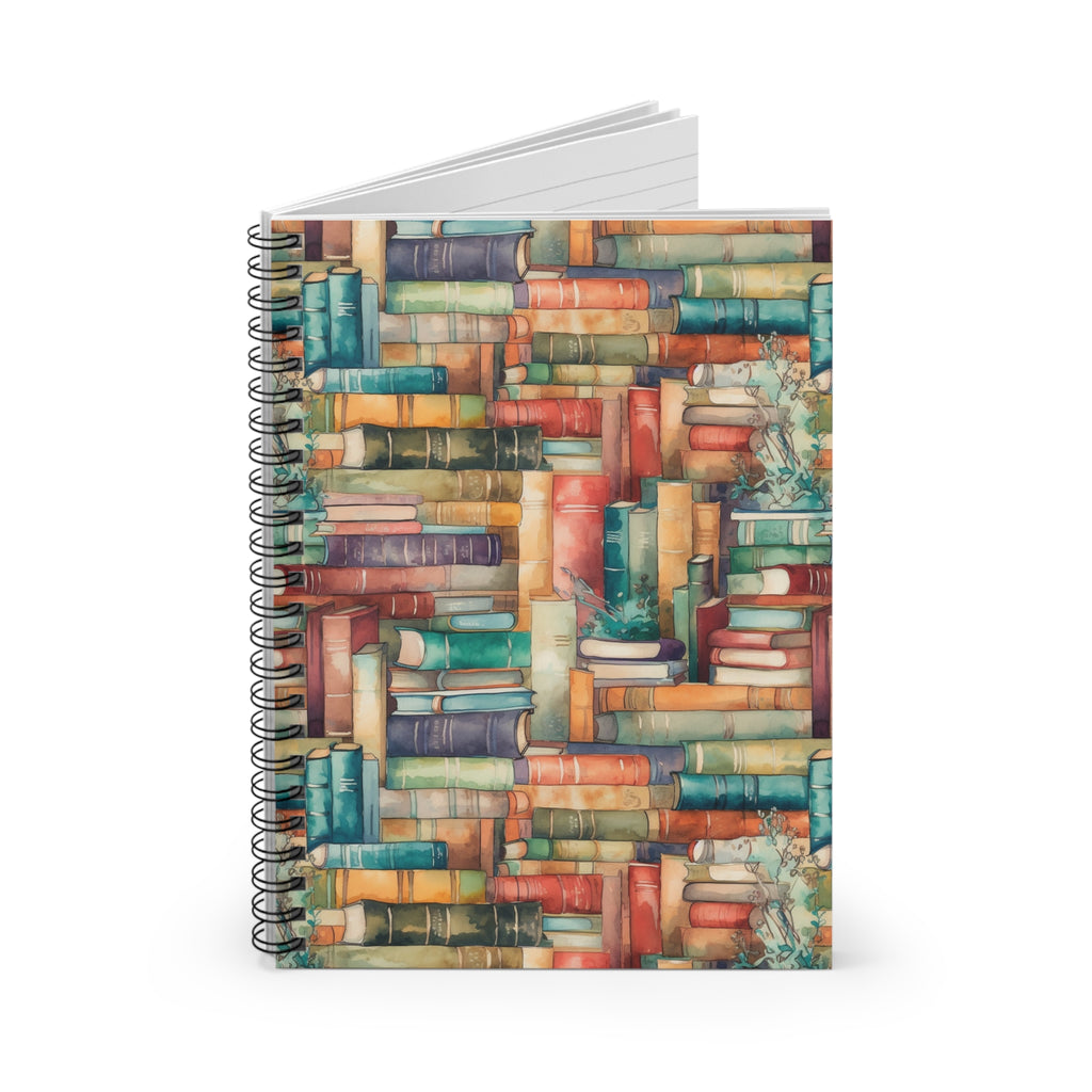 Cute Bookish Journal for Reader with Whimsical Library Aesthetic