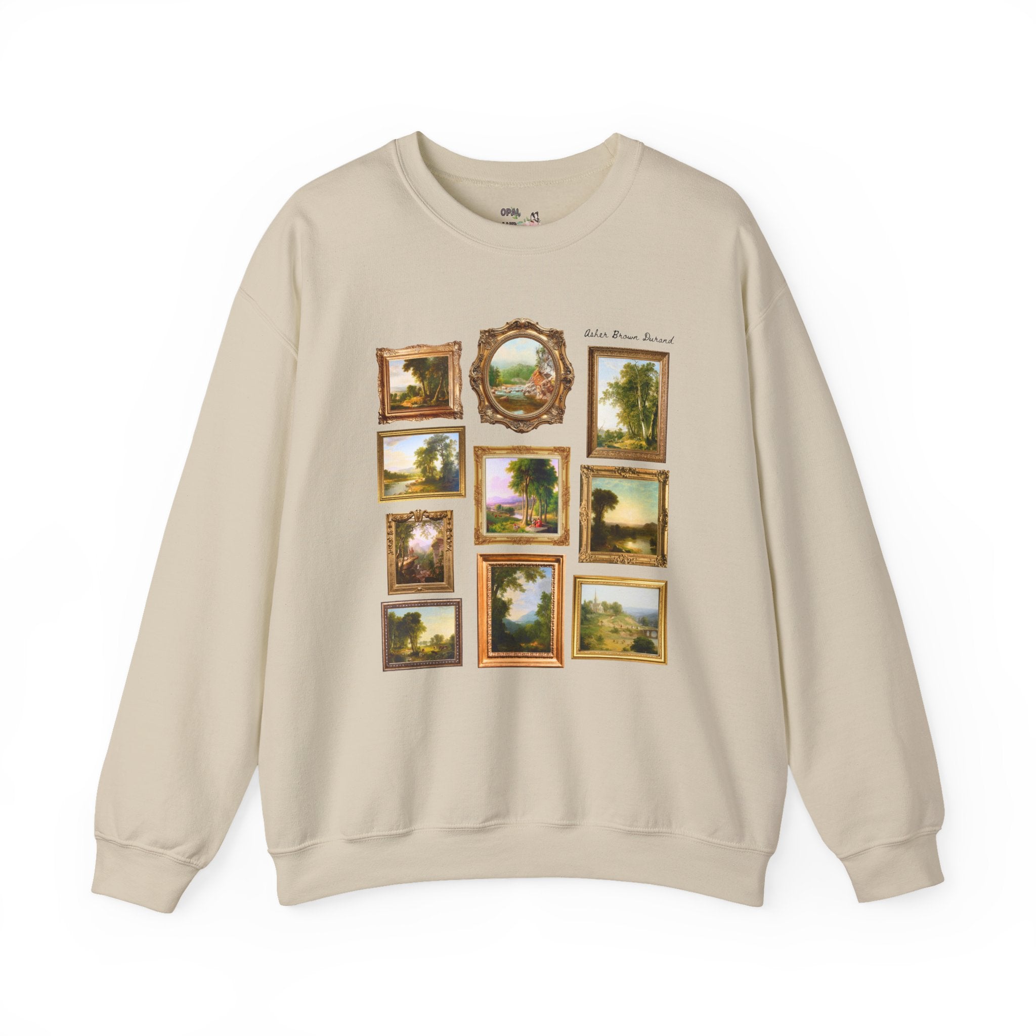 Asher Brown Durand Art History Lover Sweatshirt: Famous Paintings, History of Hudson River School Art Movement, Famous American Landscapes