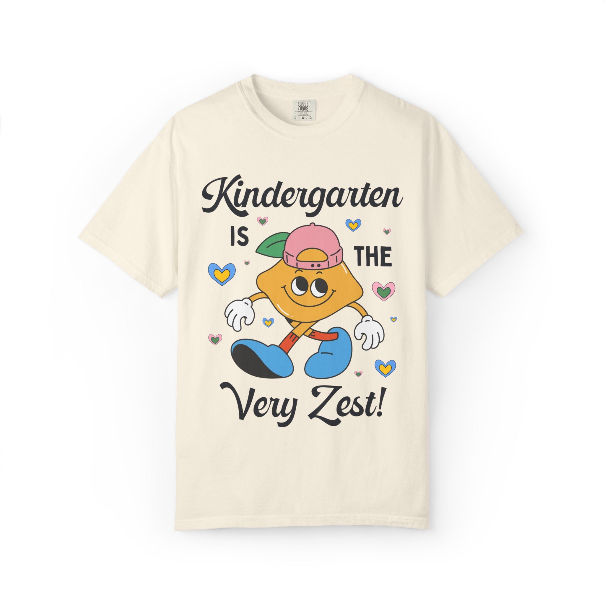 Kindergarten is The Very Zest: Matching Teacher T-Shirt for Meet the Teacher Night or Back to School