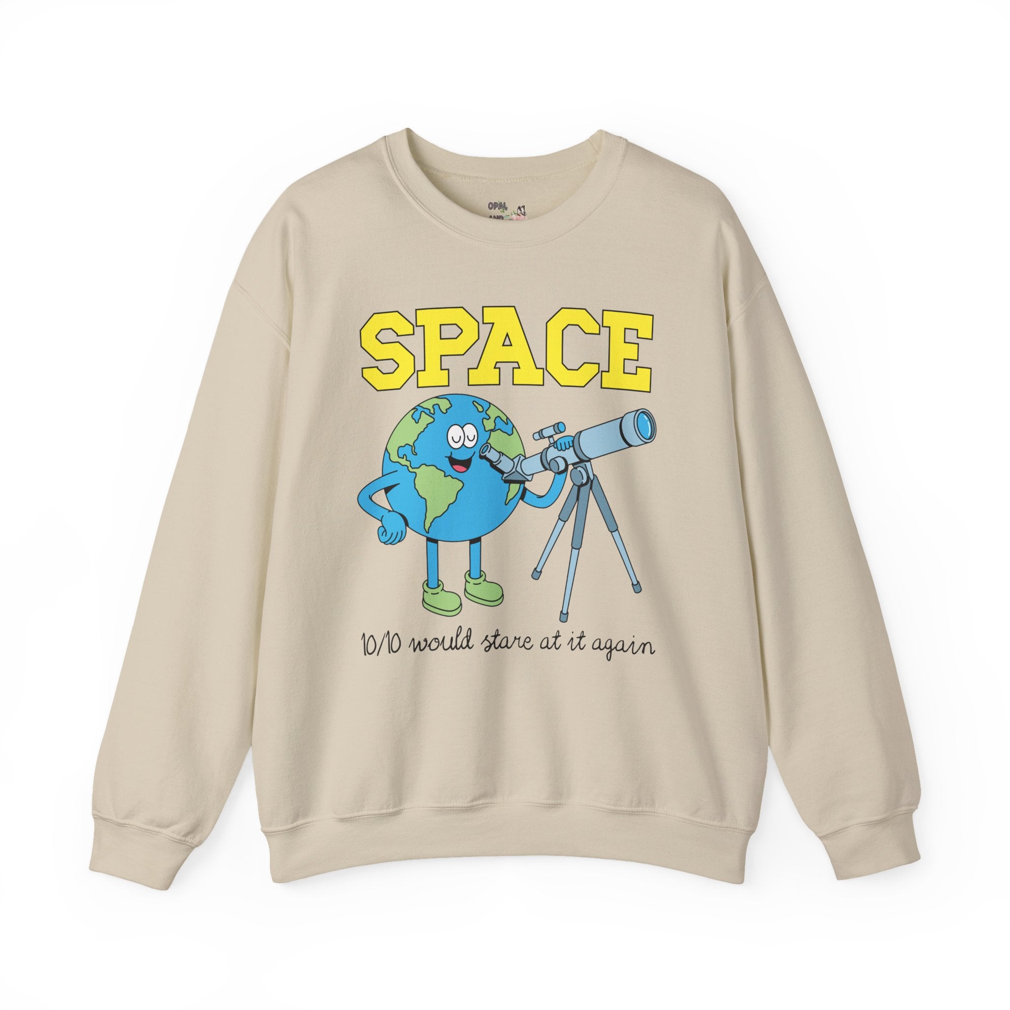 Space Lover or Science Teacher Sweatshirt for Scientist or Astrophysicist Who Loves Space and Astronomy, Funny Sarcastic Science Major Crewneck