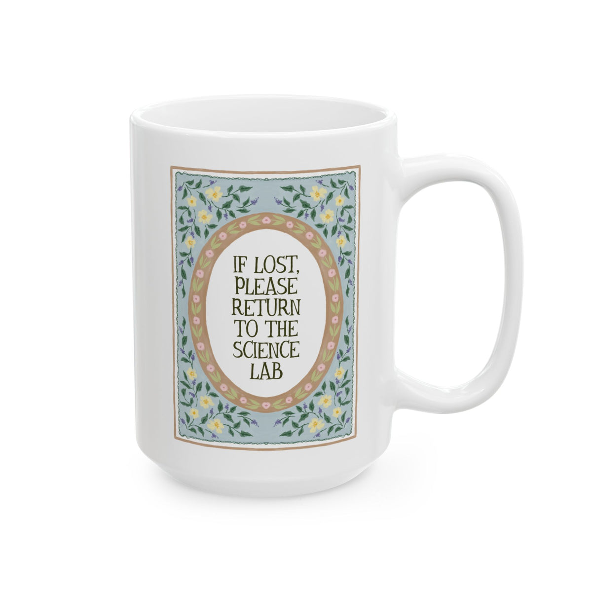 If Lost, Please Return to the Science Lab Coffee Mug for High School Science Teacher or College Student Studying Chemistry, Science Major Gift