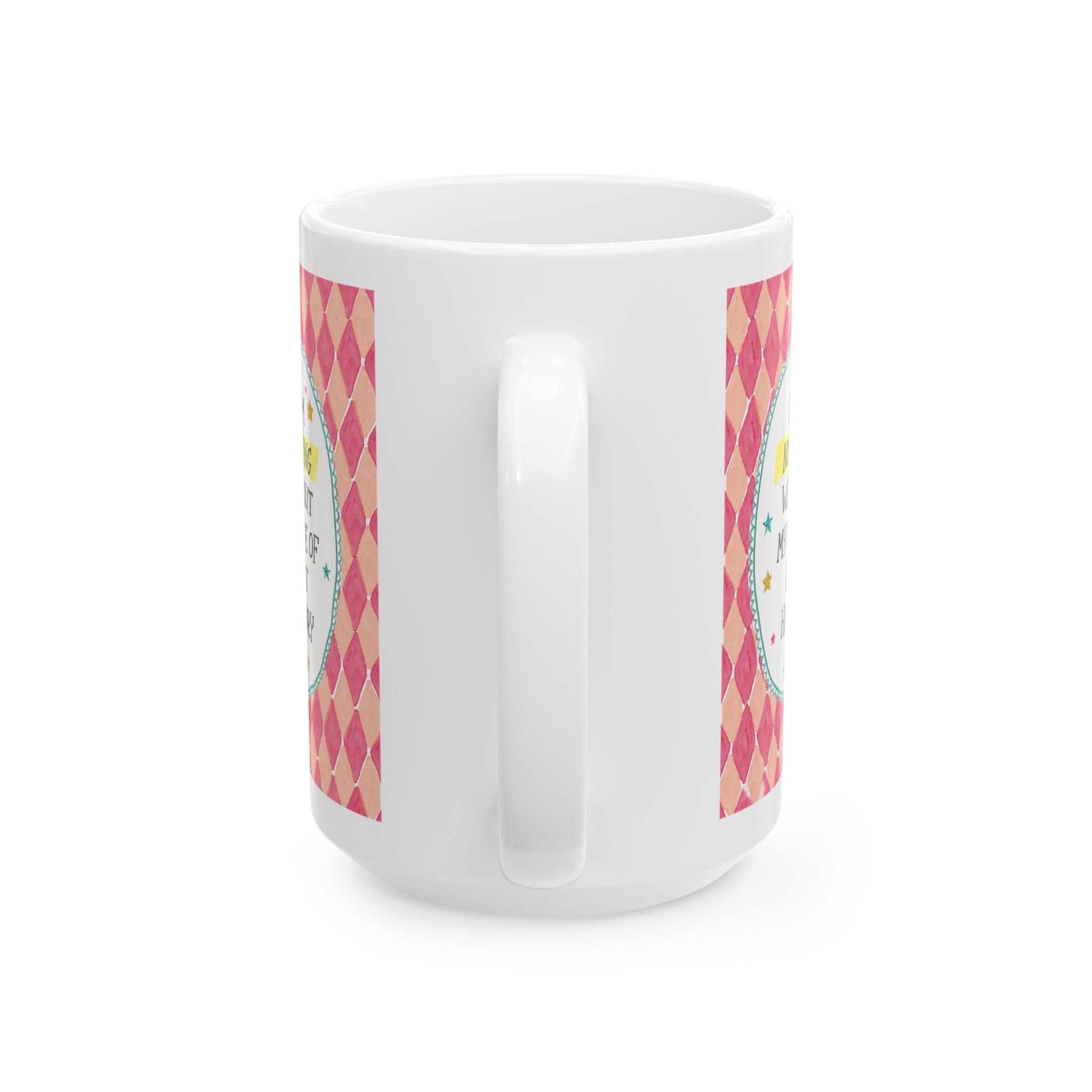 I Am Nothing Without My Love of Cult History 15 Oz Coffee Mug for Coffee Lover, Funny Morbid History True Crime Historian Mug for Bookworm