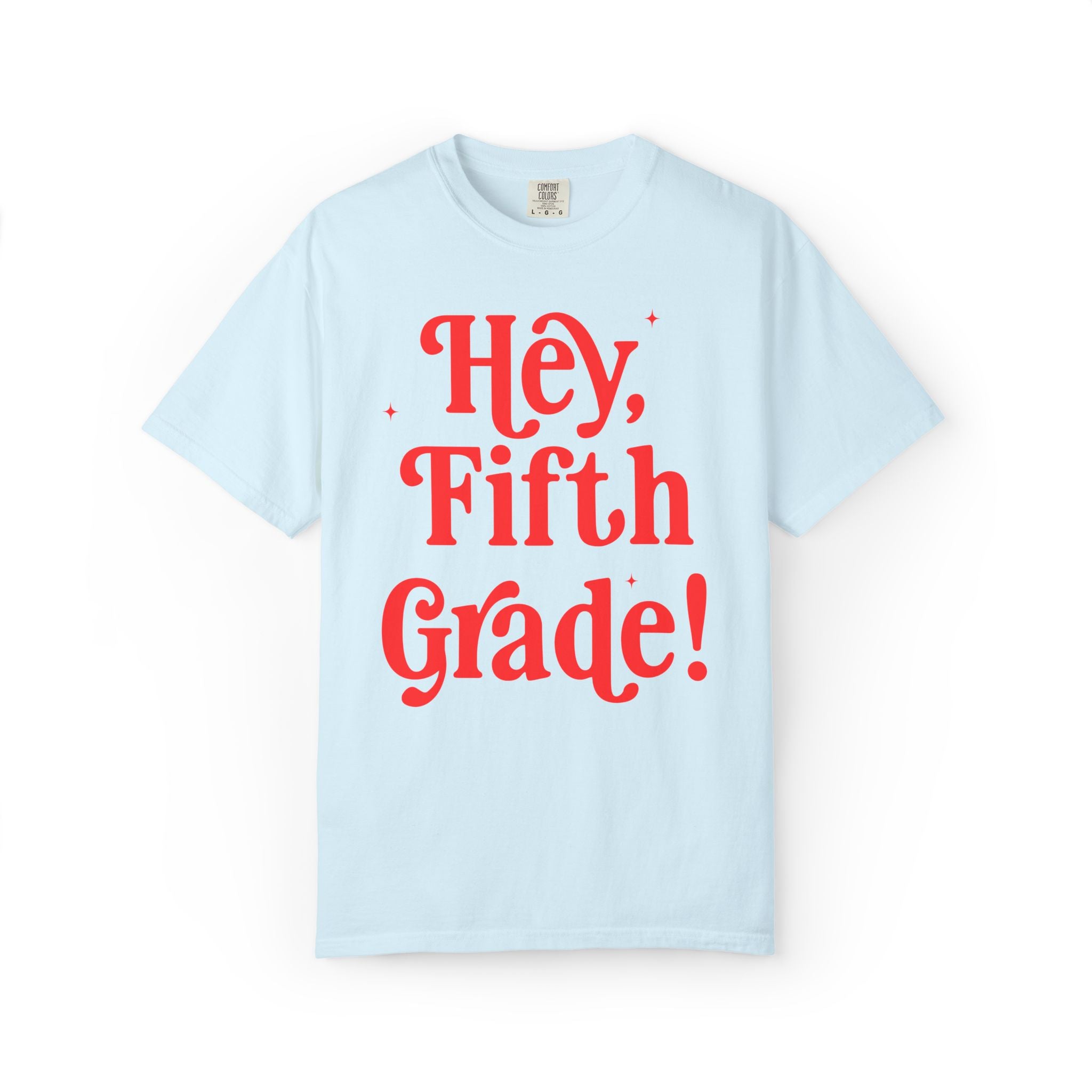 Hey Fifth Grade Back to School Matching Teacher T-Shirt, Cute Fifth Grade Teacher Team or Fifth Grade Team Tee, Paraprofessional Gift