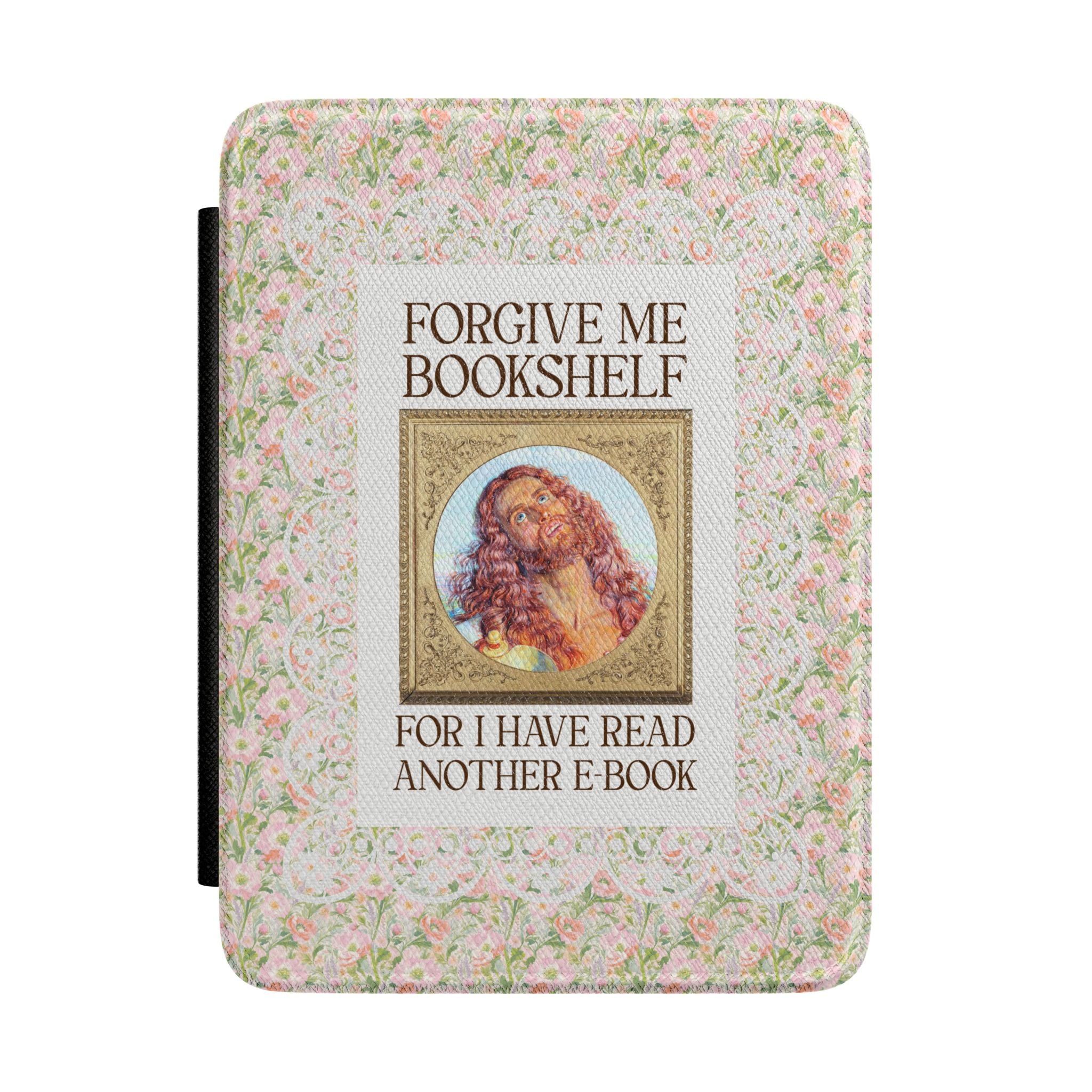 Bookish Art History E-Reader Case Compatible with Kindle, Cute Historical Romance Reader Gift for Bookworm, Soft Girl Style Maximalist