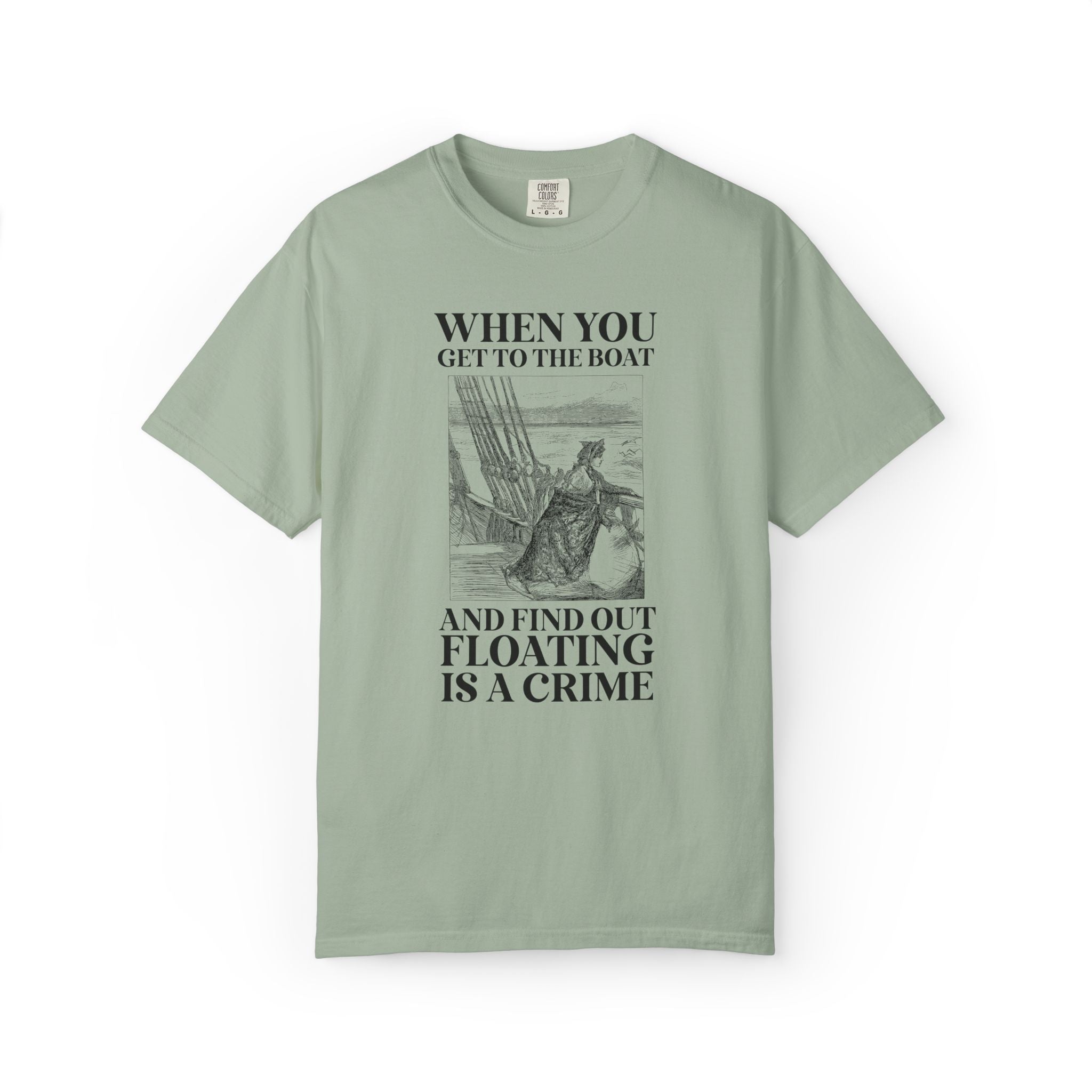 Witch Trial History Tee Shirt, Spooky Season European and American Witchy History T-Shirt, Witch Swimming Test Tee, Women's History Month