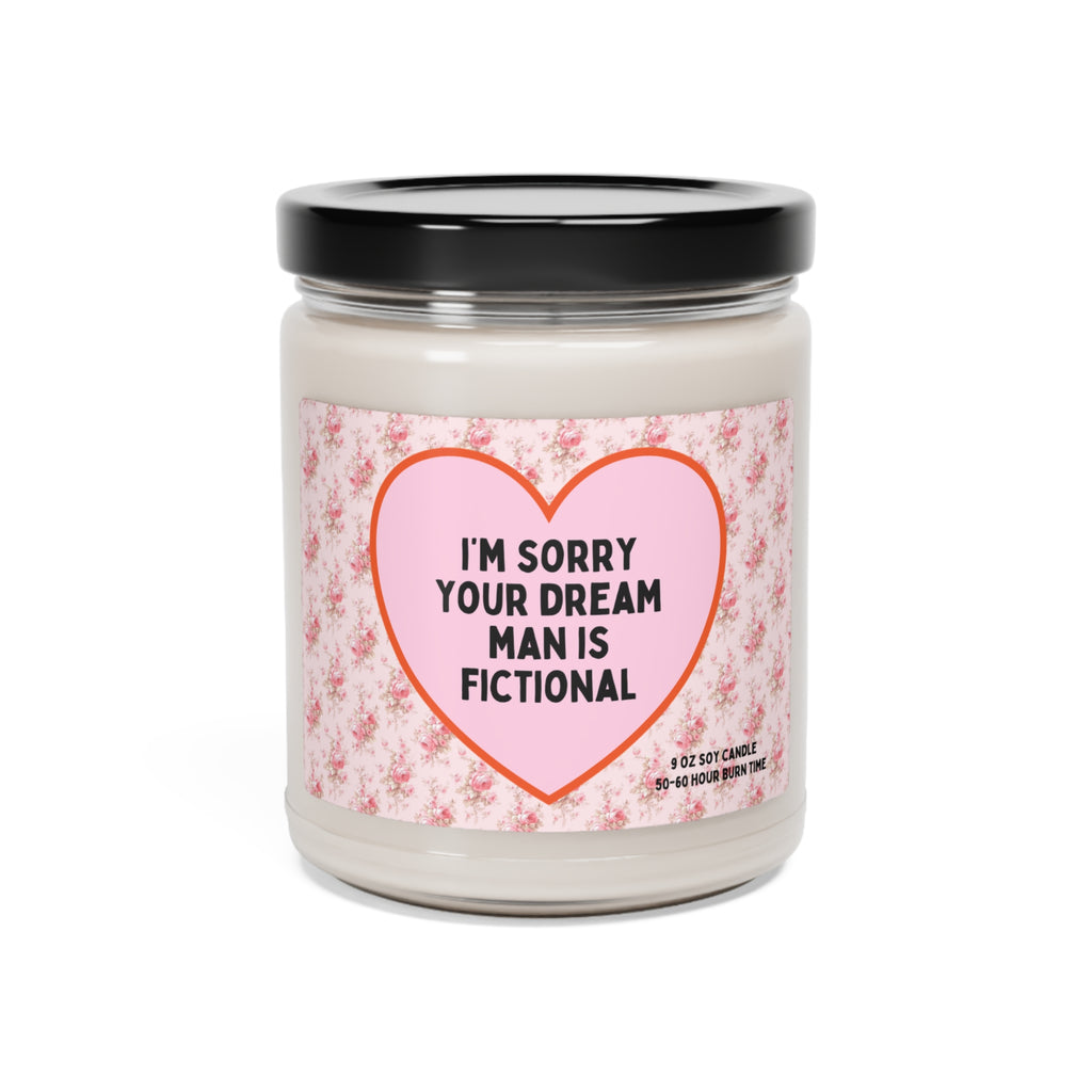 funny candle for romance reader