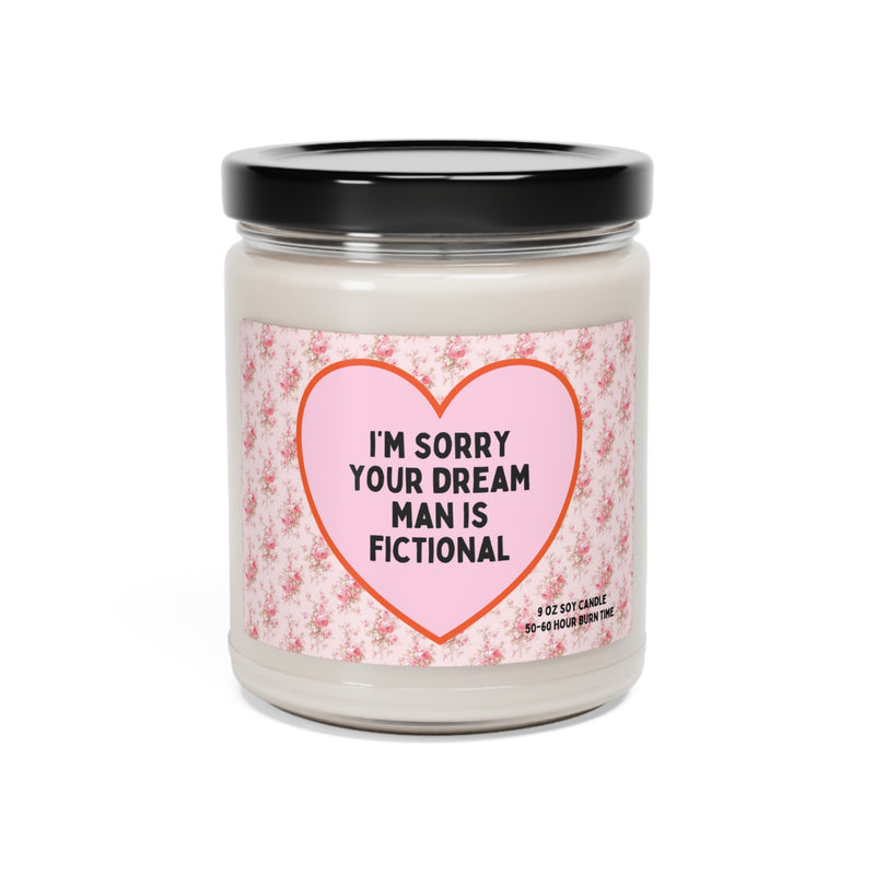 Funny Book Lover Candle for Friend Who Loves Fantasy Romance with Vampires