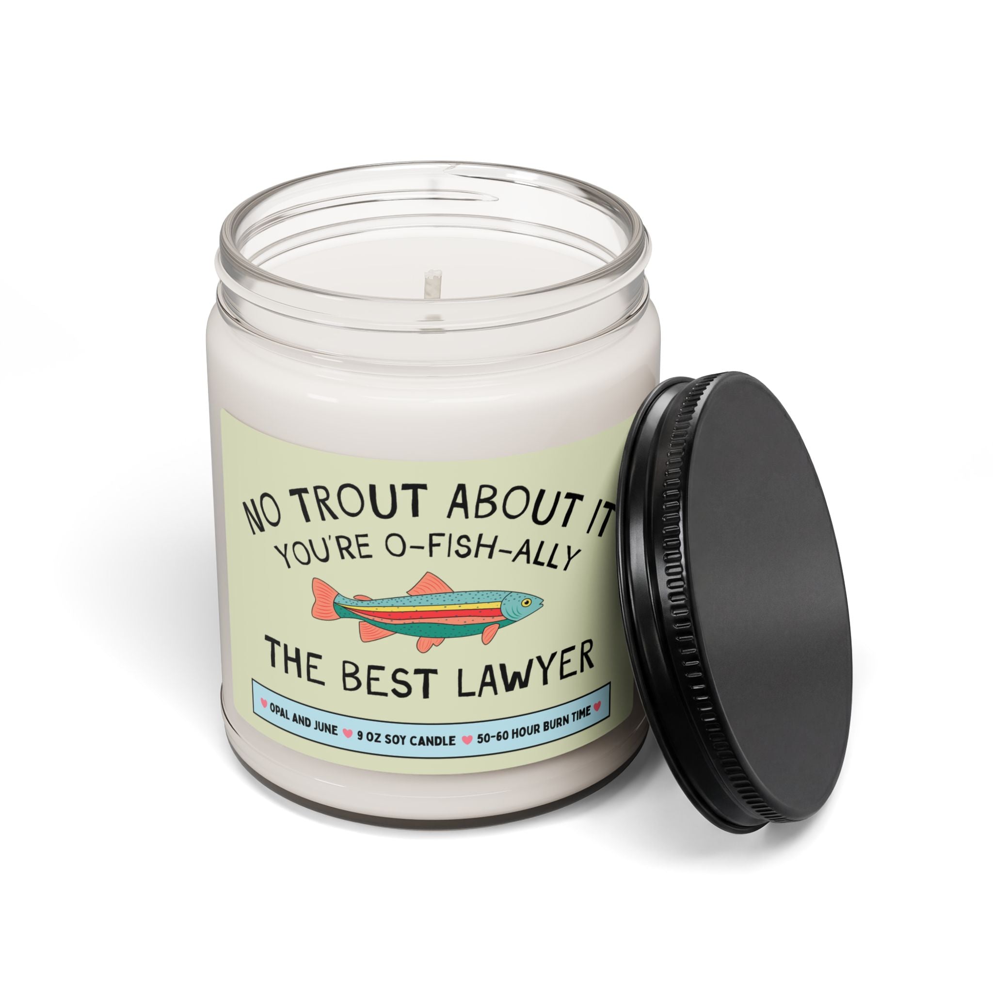 Funny Lawyer Gift for Lawyer Who Loves Fishing: No Trout About It You're the Best Lawyer, Law School Graduation Gift, Thank You for Lawyer