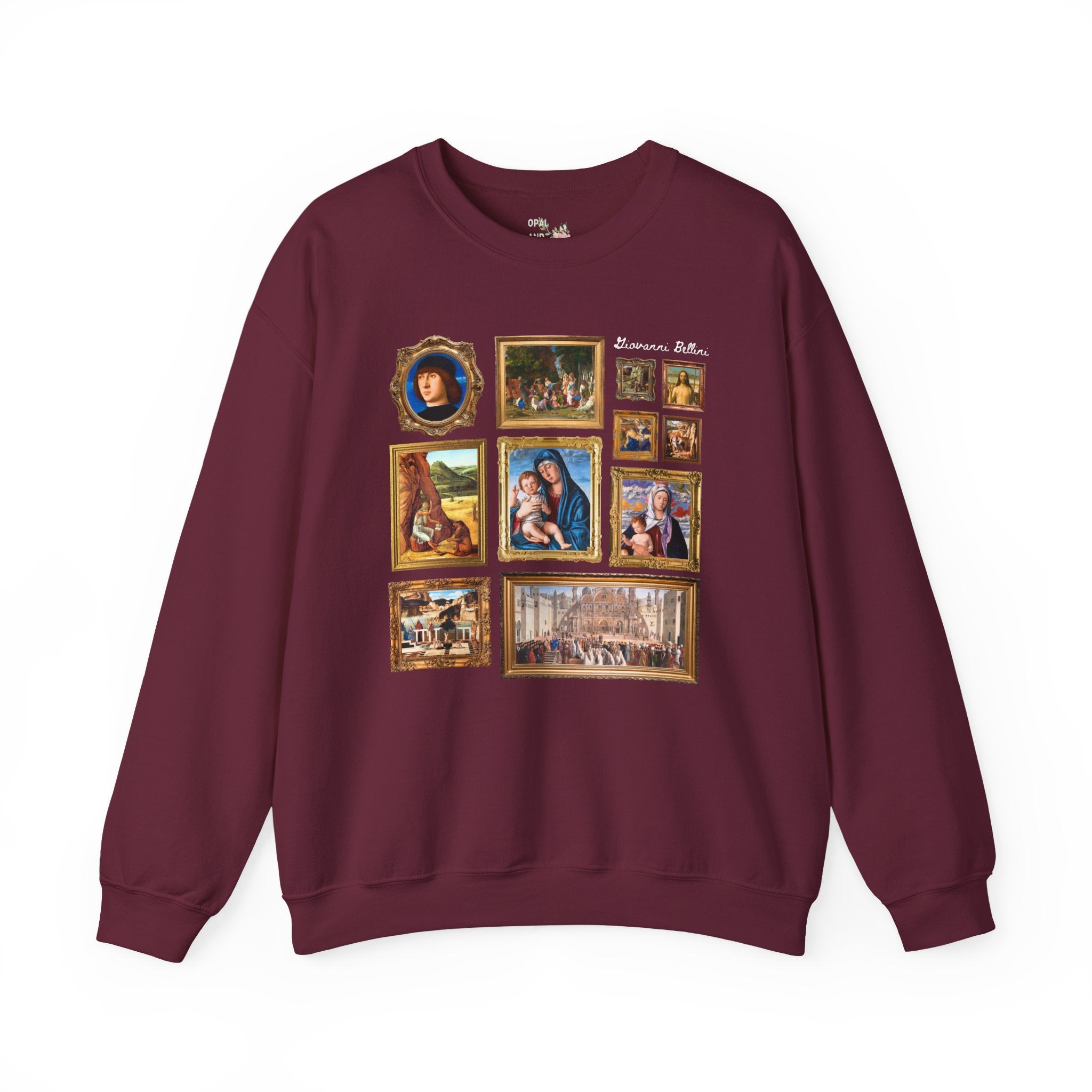 Giovanni Bellini Art History Sweatshirt for Museum Lover, Italian Venetian Renaissance Art Historian Crewneck, 15th Century Art, Humanities Teacher