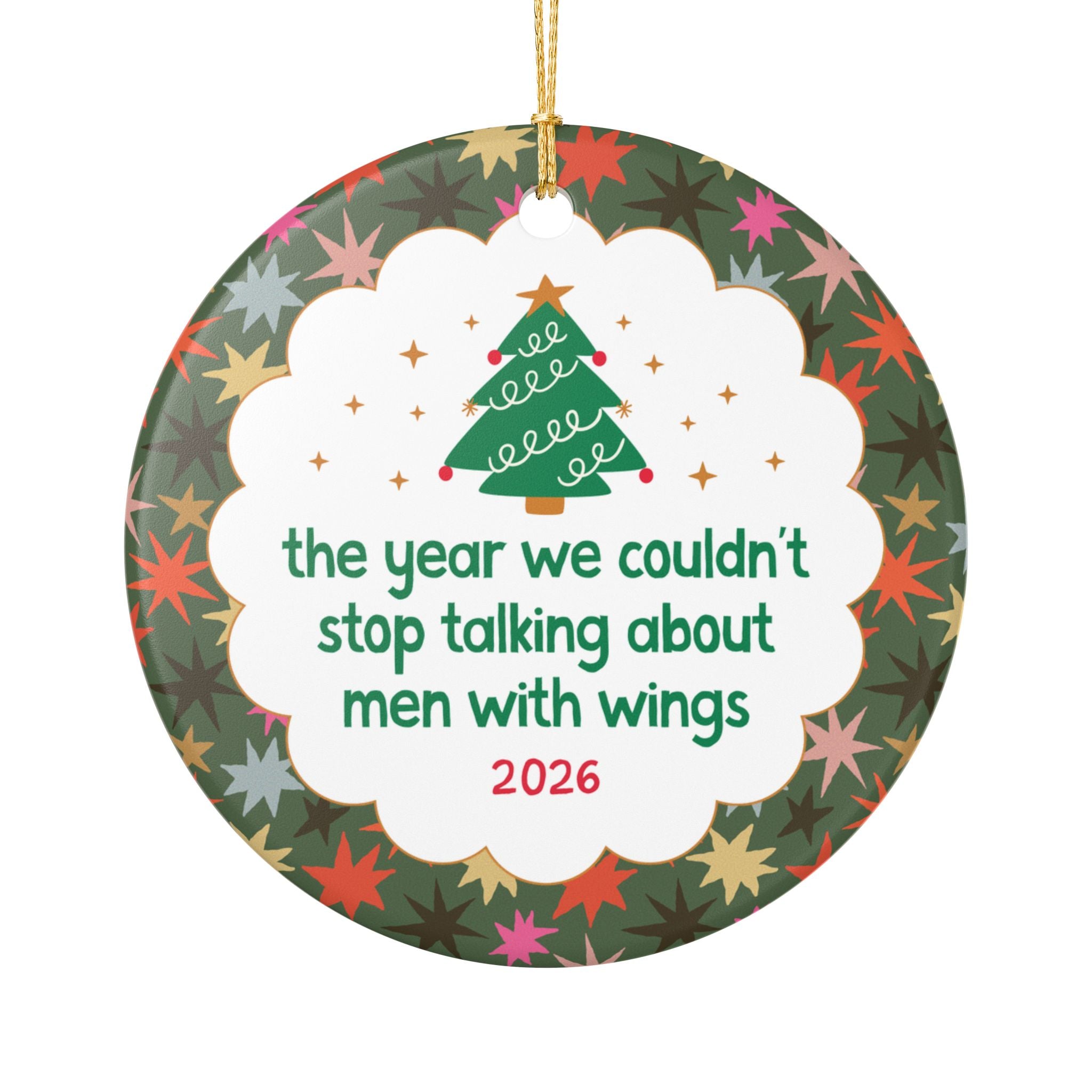 2026: The Year We Couldn't Stop Talking About Men with Wings, Funny Bookish Gift for Romance Reader, Fantasy Romance Bookworm Xmas Gift