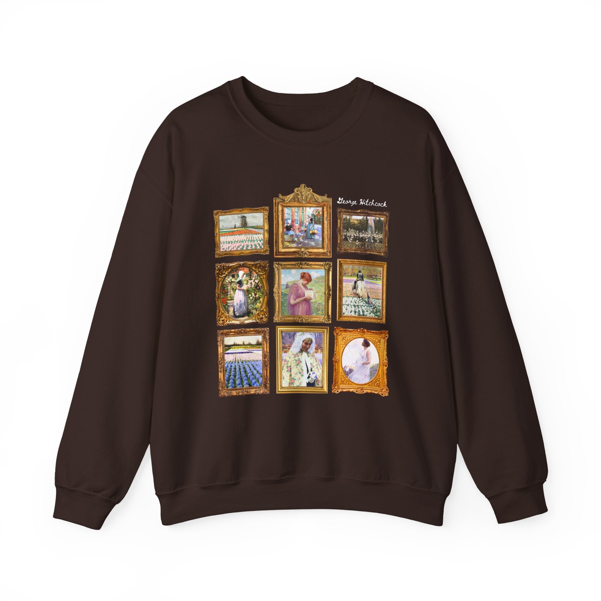 George Hitchcock Art History Sweatshirt, American Art History Shirt for Humanites Major, Netherlands Art History, Famous Paintings of Tulips