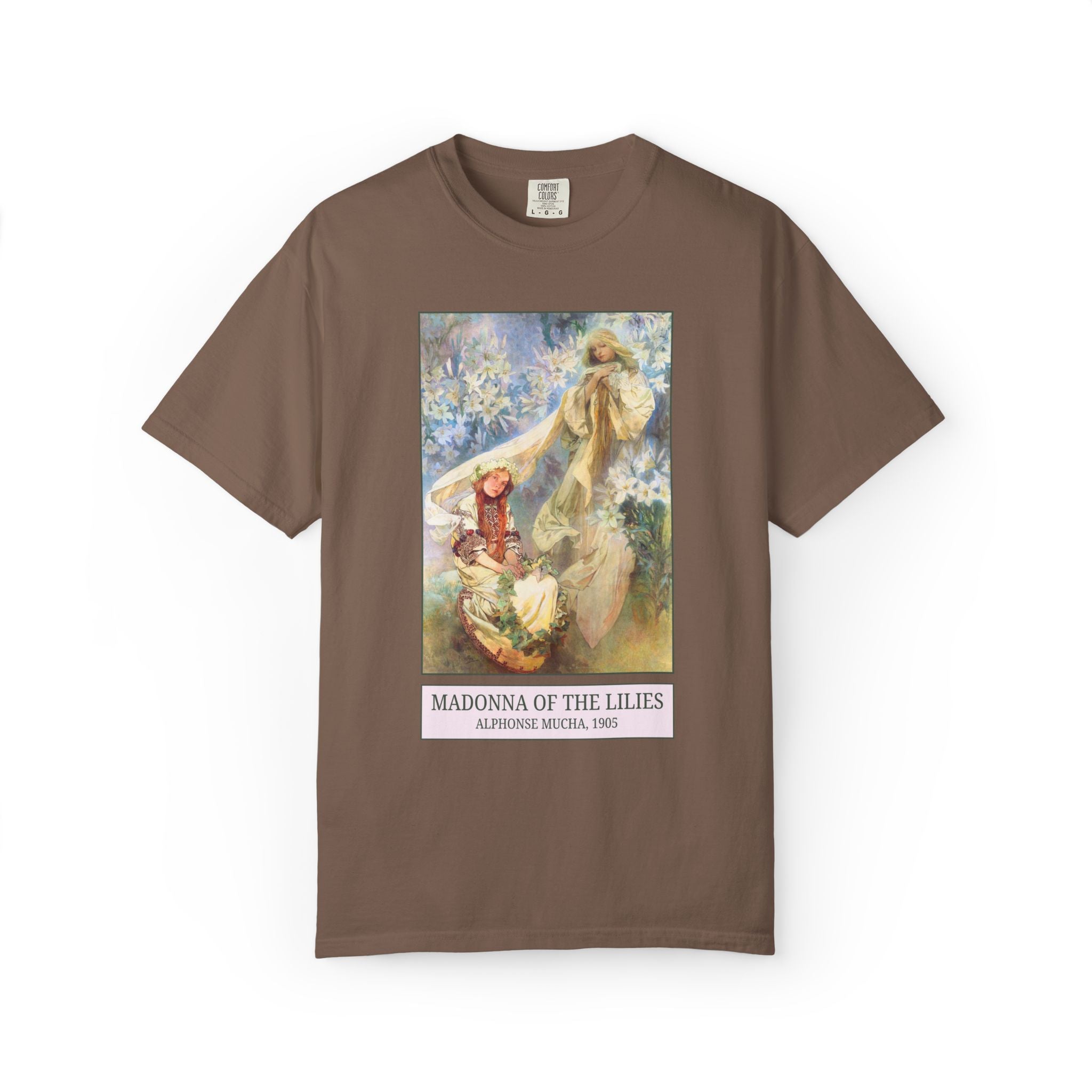 Madonna of the Lilies by Alphonse Mucha