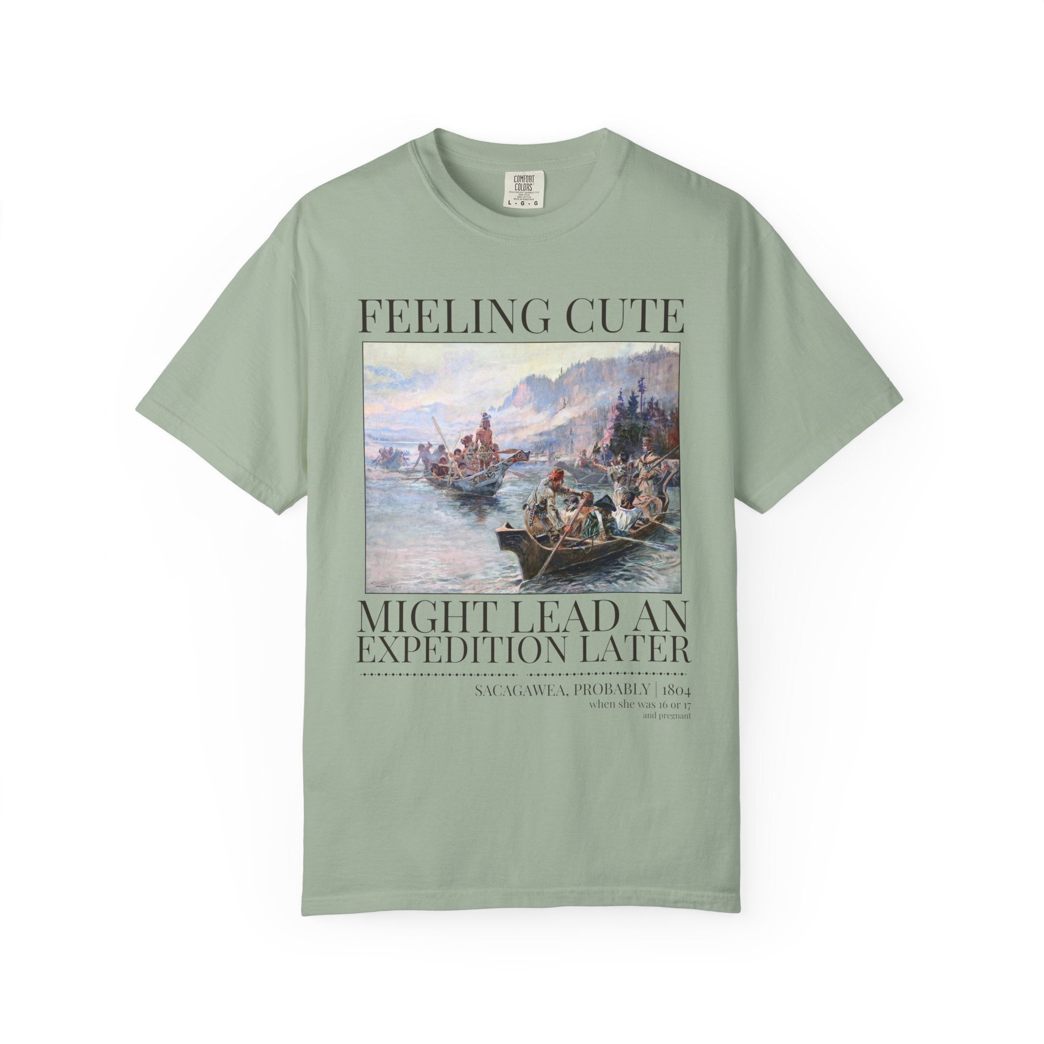Funny Sacagawea American History Shirt for Social Studies Teacher, High School History, 18th Century Women's History Tee, History Buff Gift