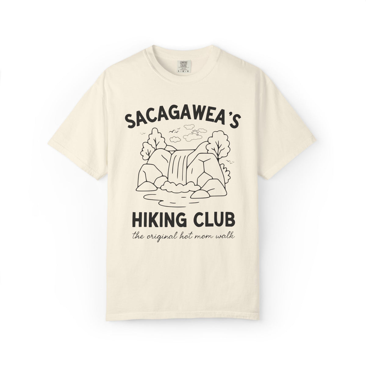 Sacagawea's Hiking Club: The Original Hot Mom Walk, Funny American History Hiking Lover T-Shirt for Mom or New Mama Who Loves Hiking