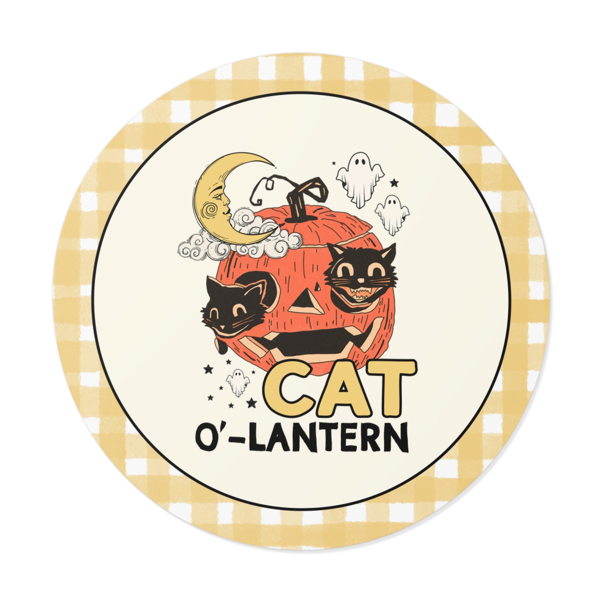 Cat O Lantern Sticker