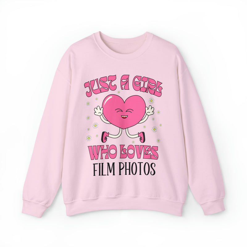 Funny Photographer Crewneck with Retro Flowers and Camera: On My Way To Lose A Lens Cap