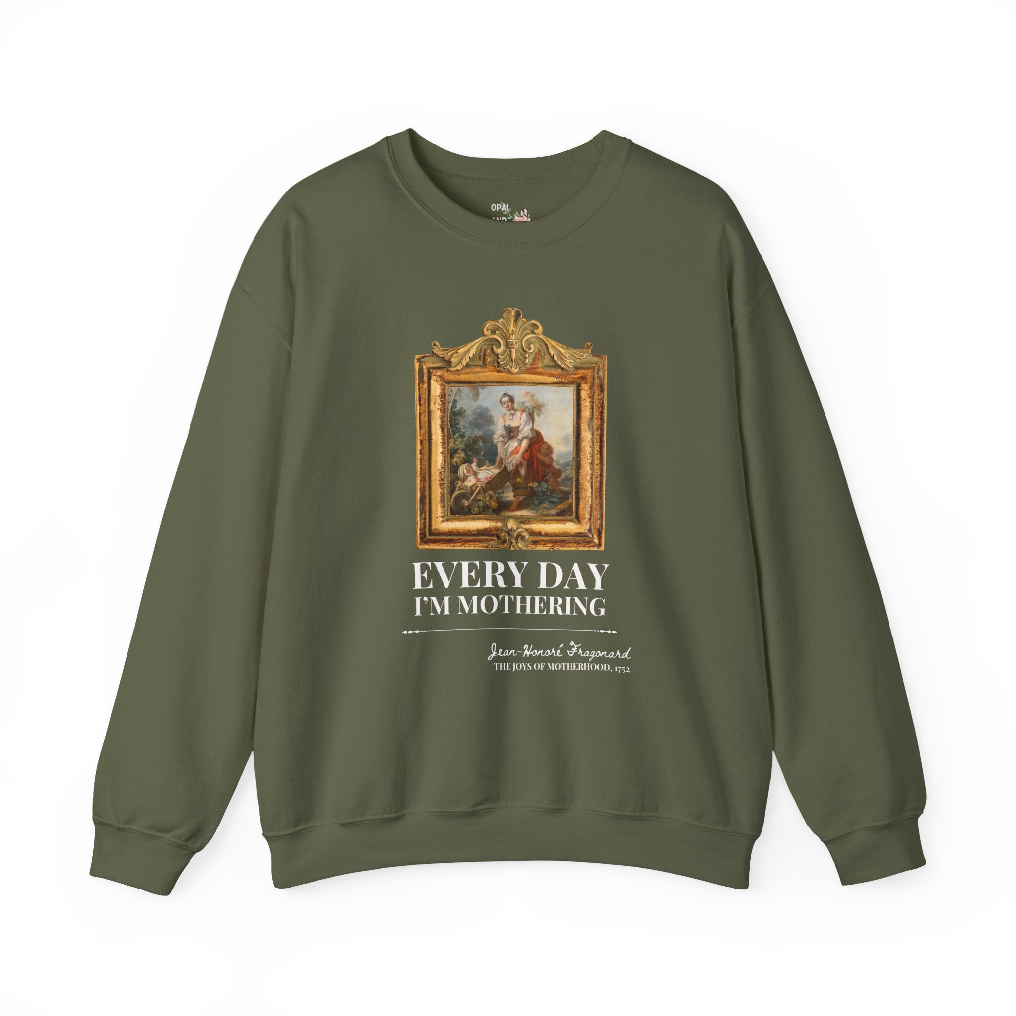Art History Sweatshirt for Moms Who Love Jean-Honoré Fragonard and Rococo Art History, Funny Saying Shirt for Mom of Twins or Triplets