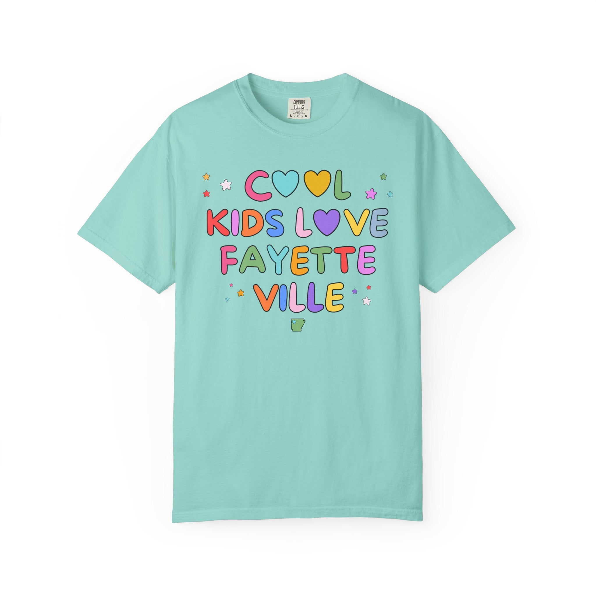 Cool Kids Love Fayetteville: Cute Northwest Arkansas T-Shirt for Friend Living in Fayetteville, Silly Nostalgic Fayetteville Arkansas Tee