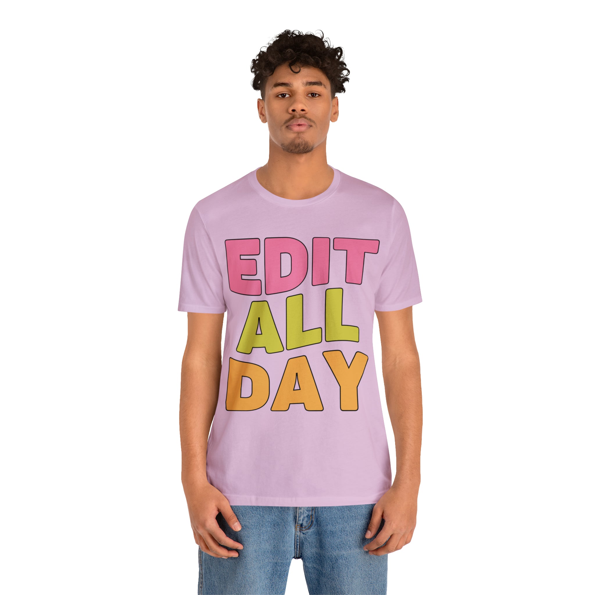 Editing Day Tee Shirt: Edit All Day - Opal and June