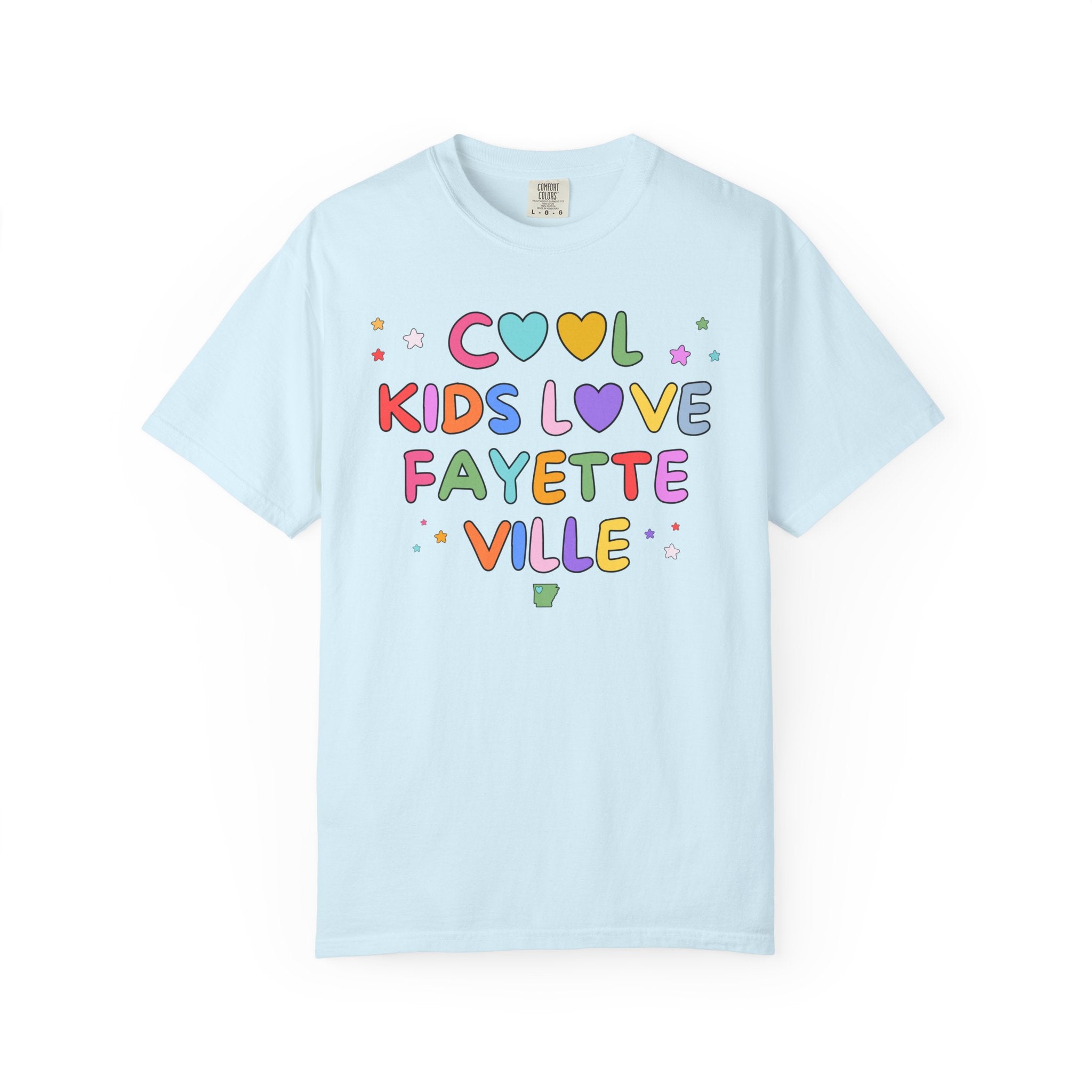 Cool Kids Love Fayetteville: Cute Northwest Arkansas T-Shirt for Friend Living in Fayetteville, Silly Nostalgic Fayetteville Arkansas Tee