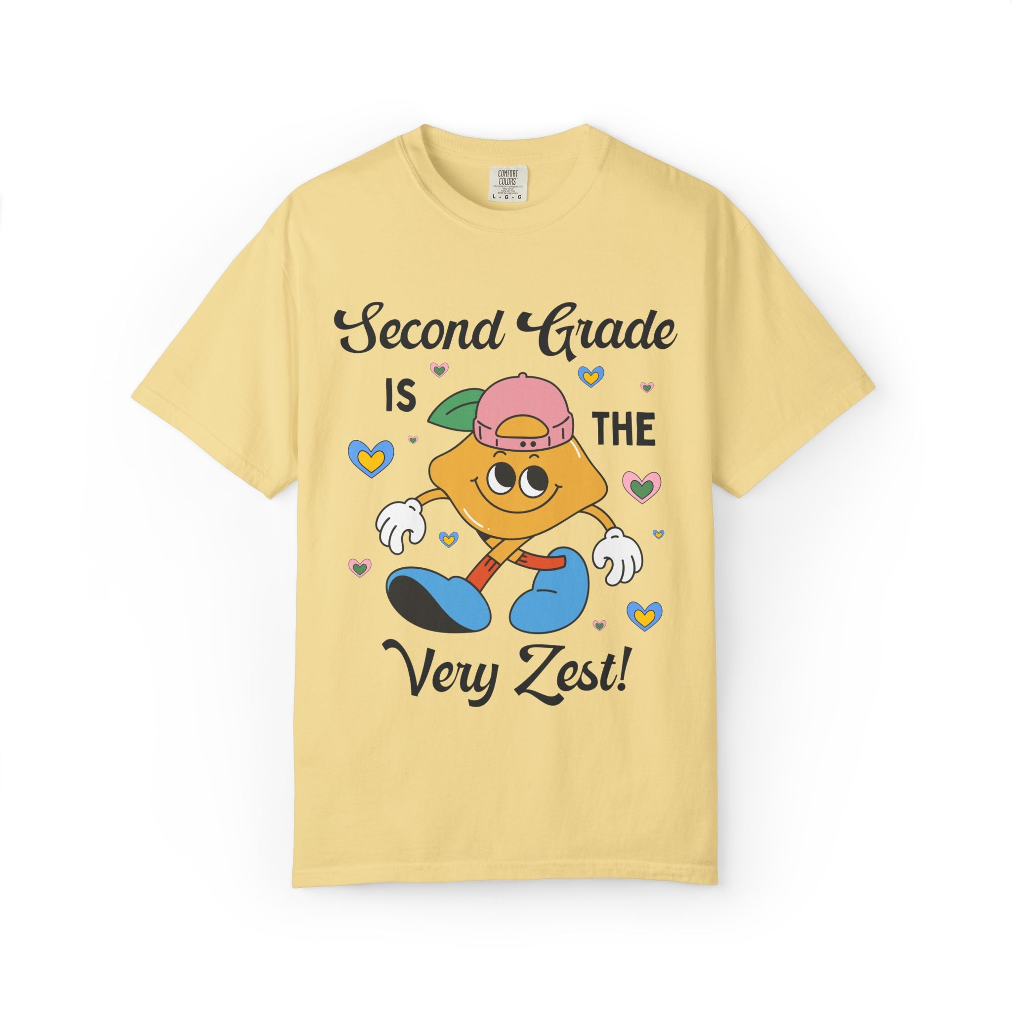 Second Grade is The Very Zest: Matching Teacher T-Shirt for Meet the Teacher Night or Back to School