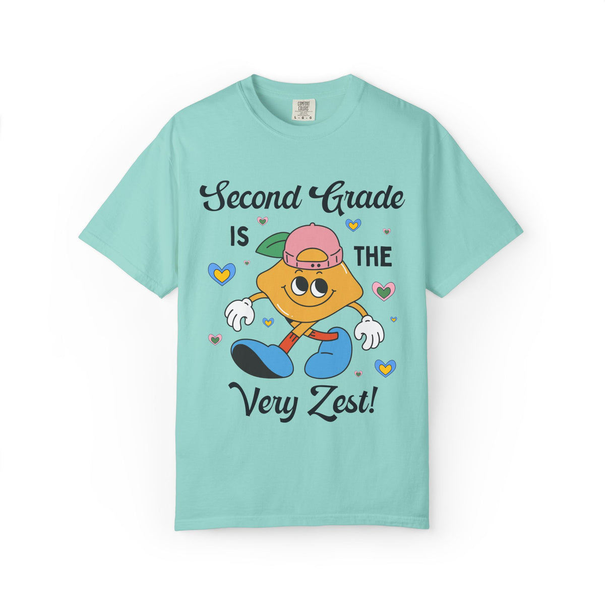 Second Grade is The Very Zest: Matching Teacher T-Shirt for Meet the Teacher Night or Back to School