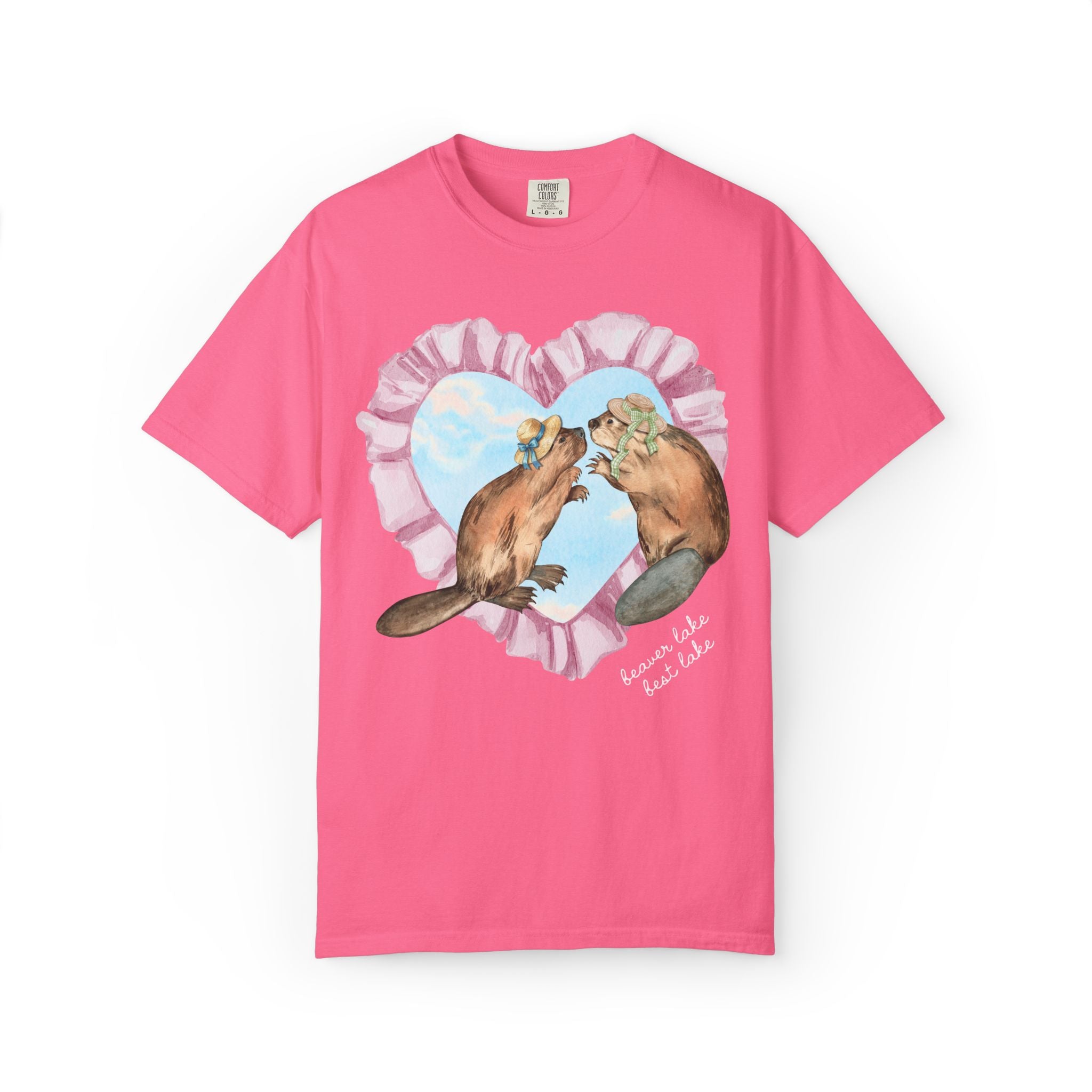 Beaver Lake Best Lake Tee Shirt with Heart: Funny Northwest Arkansas Eureka Springs or Rogers Arkansas Lover Tee for Animal Lover