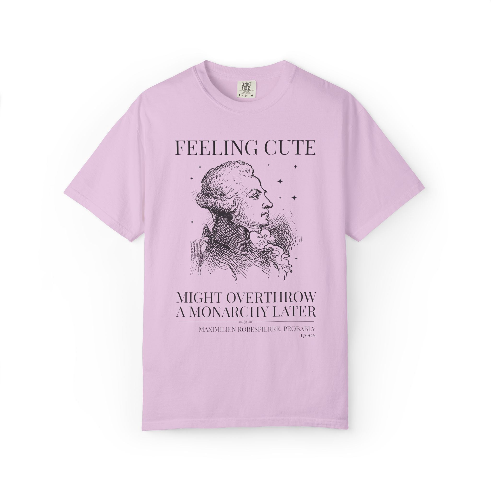 Maximilien Robespierre History Buff Tee Shirt: 18th Century French Revolution History Lover Gift, European Royal History Professor Gift