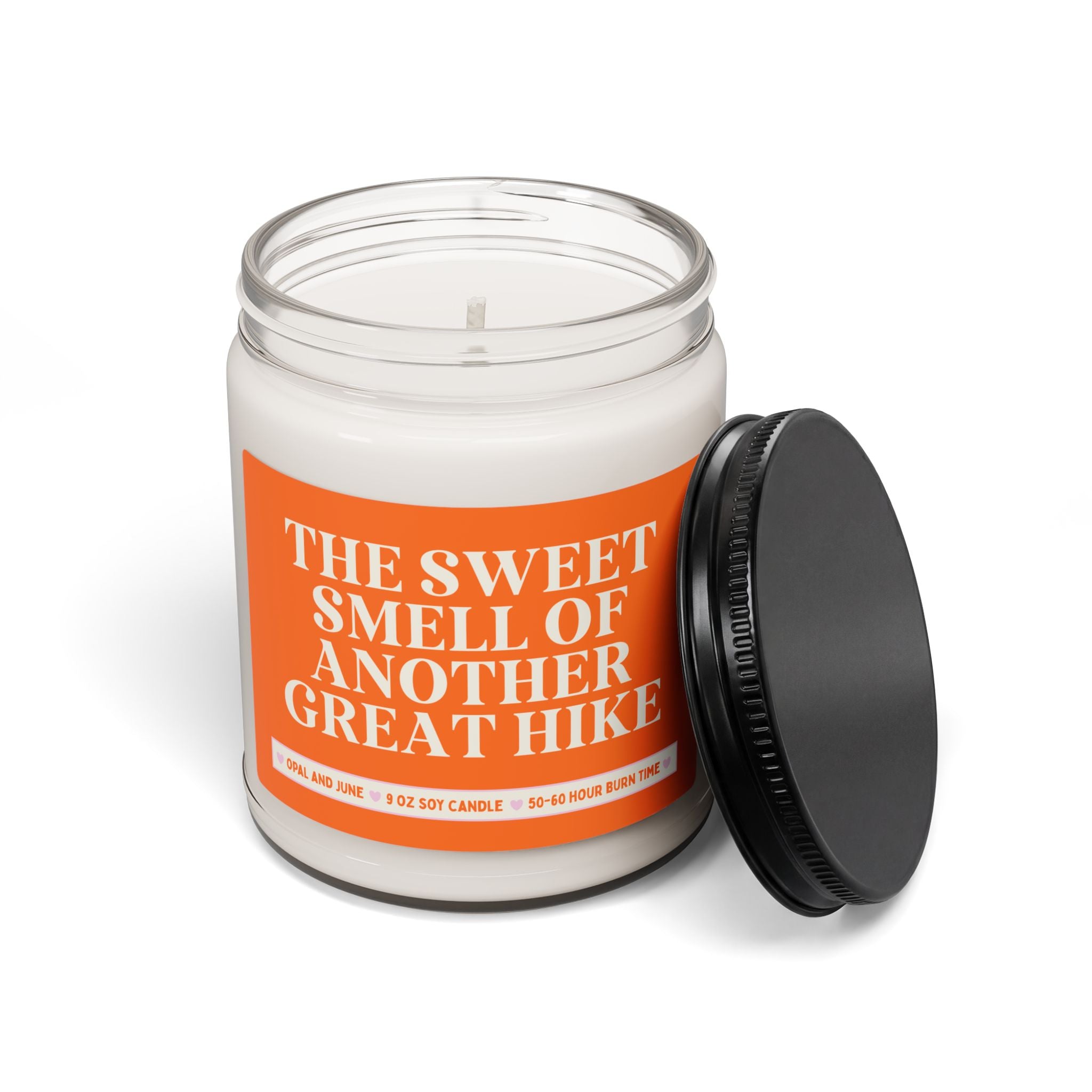 Cute Hiking Lover Gift: The Sweet Smell of Another Great Hike | 9 Oz Soy Candle for Friend or Partner Who Loves Hikings or The Outdoors