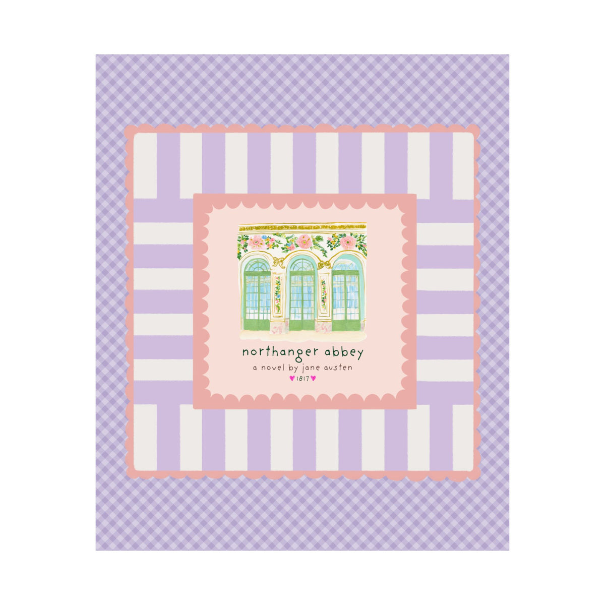 Northanger Abbey: A Novel by Jane Austen Book Lover Poster Print, Cute Bookish Print for Classic Literature Reader or Bookworm