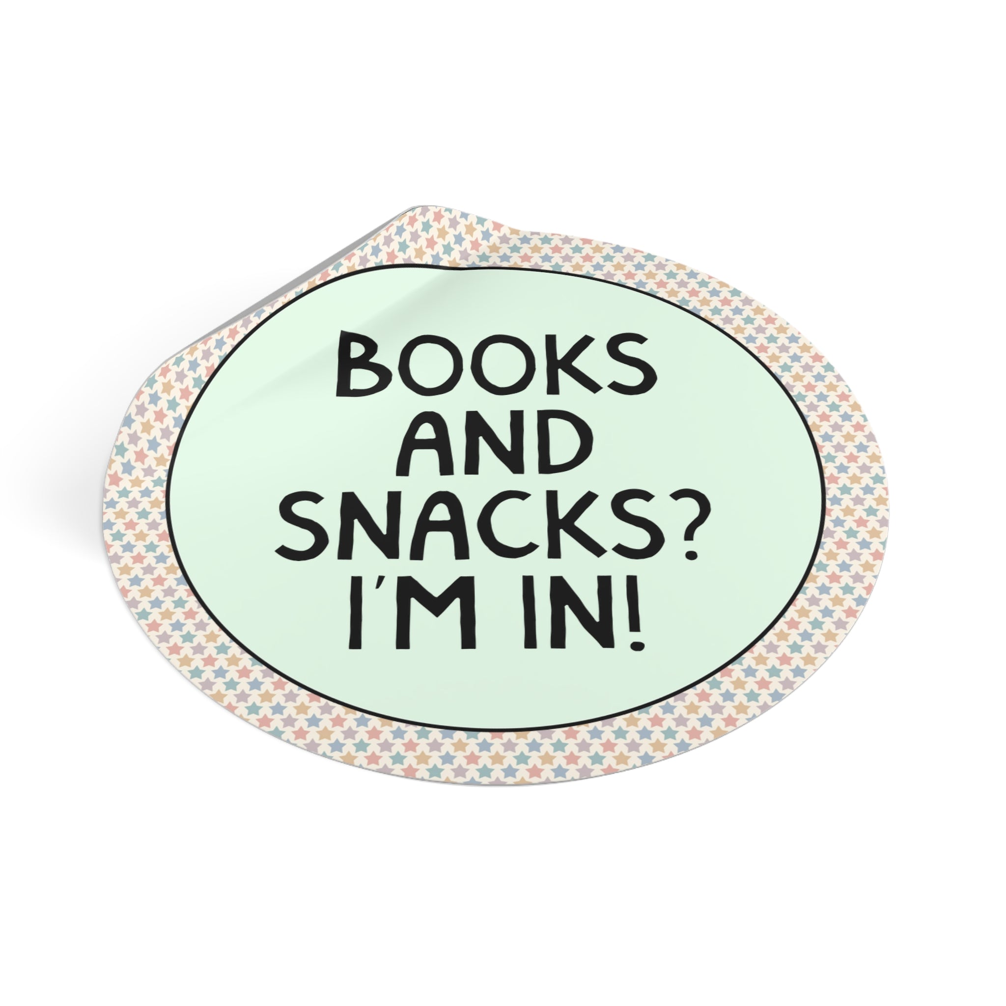 Bookish Snack Dealer Gift: Books and Snacks? I'm In! | Silly Book Lover Gift Idea for Librarian or Reader Who Loves Snacking, Bookish Gift