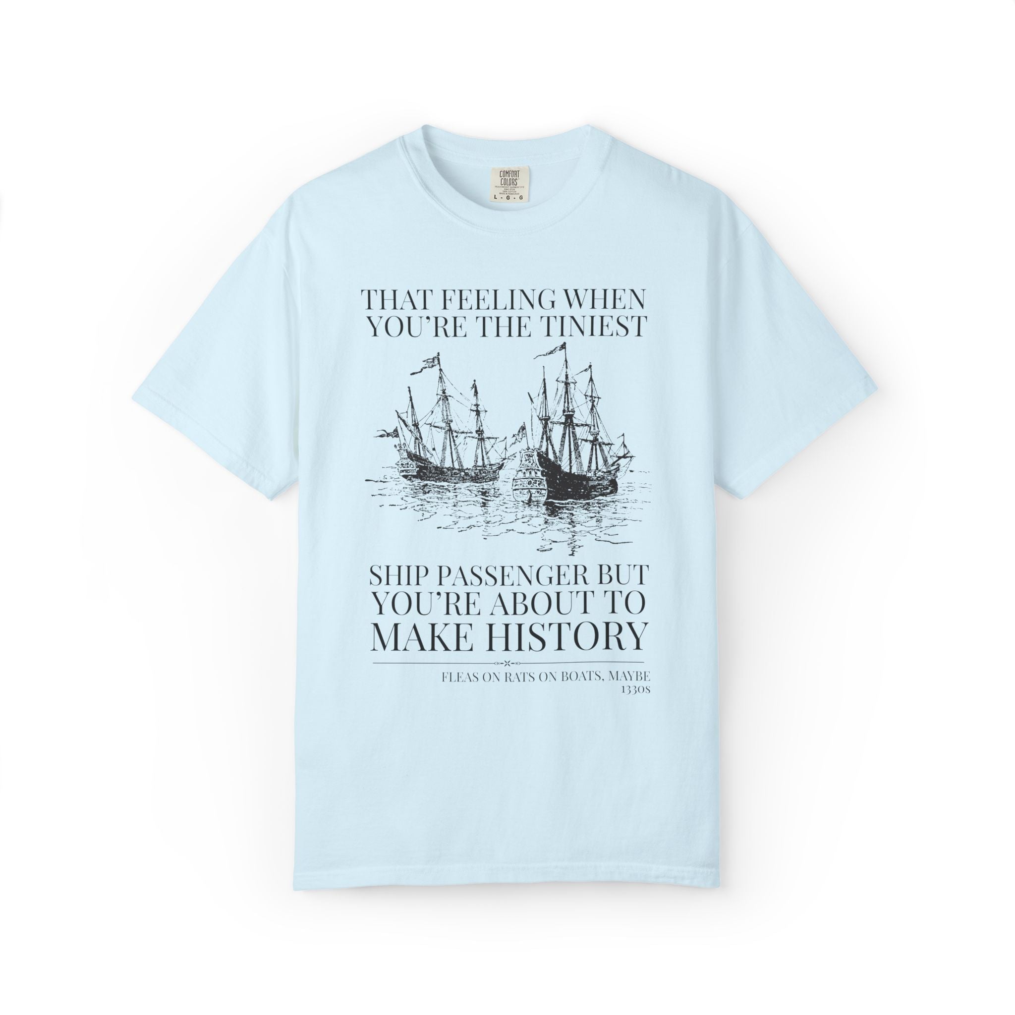 The Black Death Bubonic Plague History Buff Tee Shirt: 14th Century History, European Medieval Middle Ages T-Shirt with Vintage Aesthetic