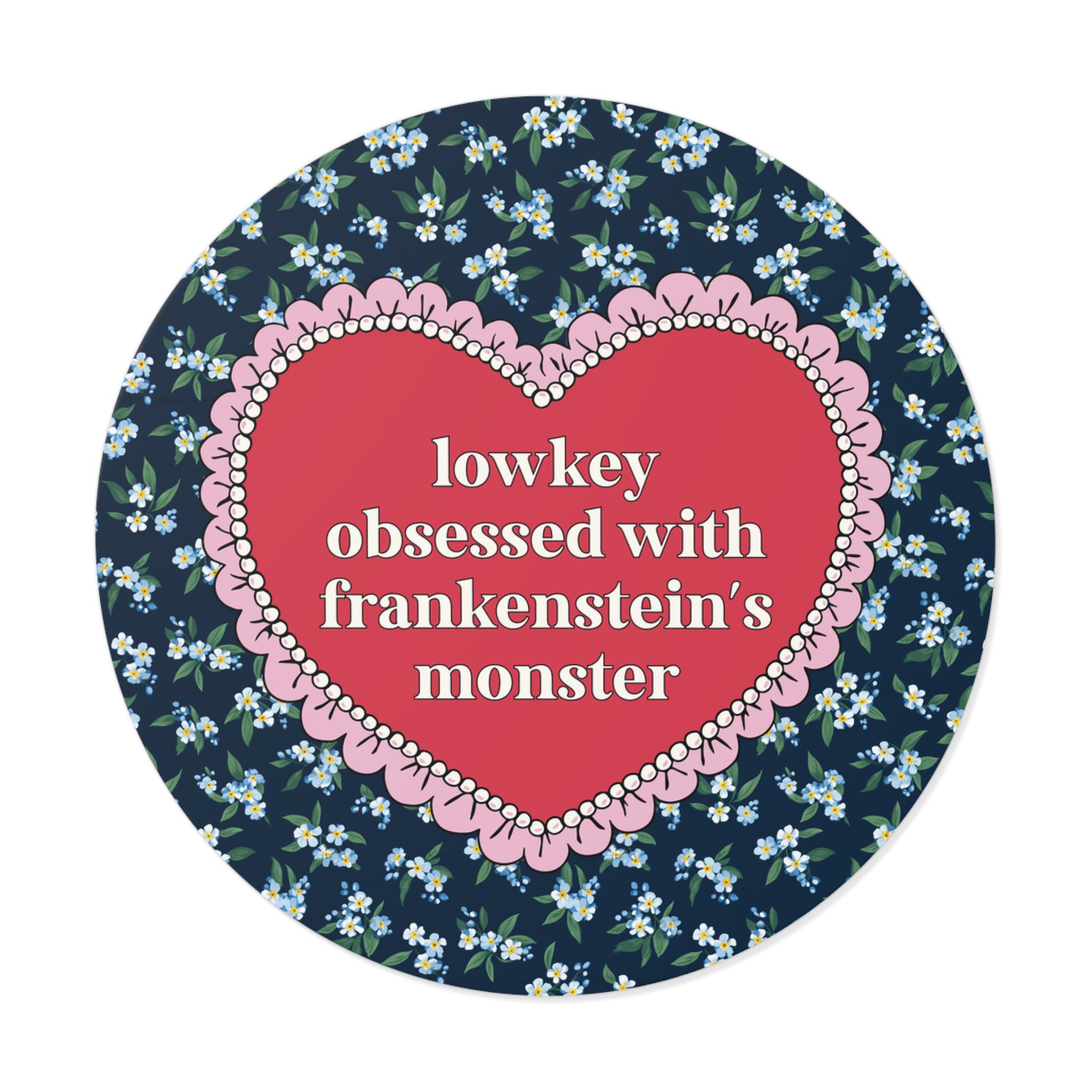 Lowkey Obsessed with Frankenstein's Monster Sticker