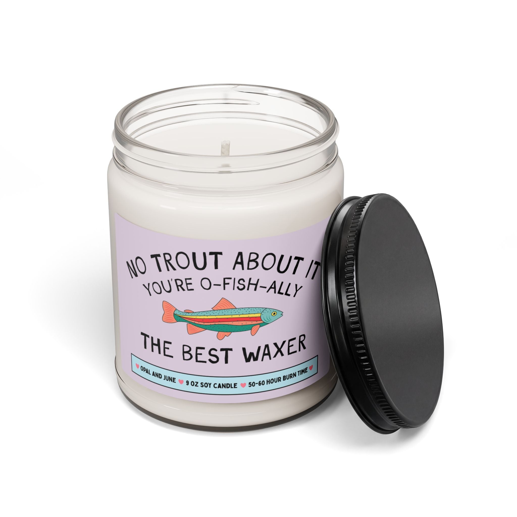 Funny Wax Technician Gift for Waxer Who Loves Fishing or Nature: No Trout About It You're the Best Waxer, Cute Thank You Gift from Client