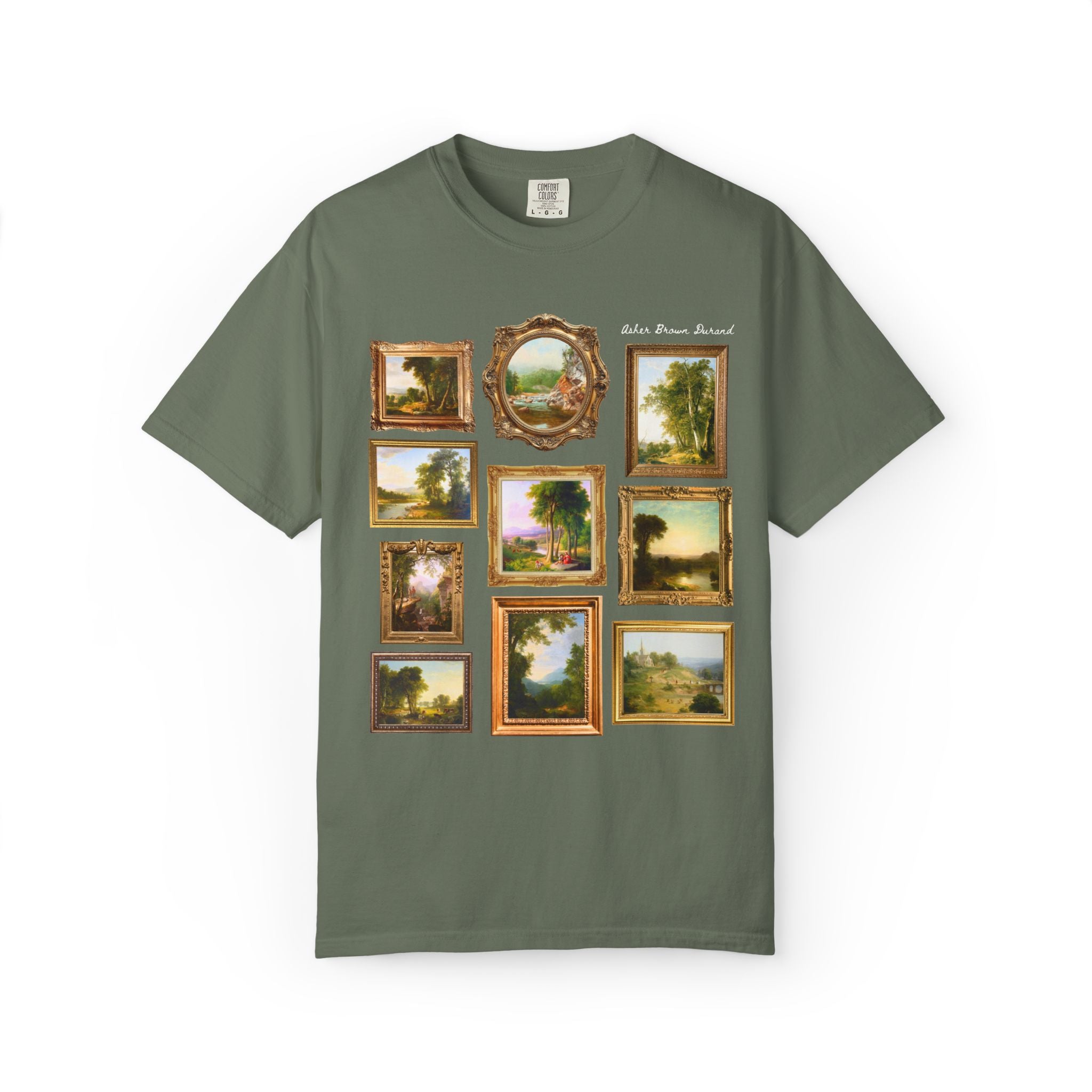 Asher Brown Durand Art History Lover Tee Shirt: Famous Paintings, History of Hudson River School Art Movement, Famous American Landscapes
