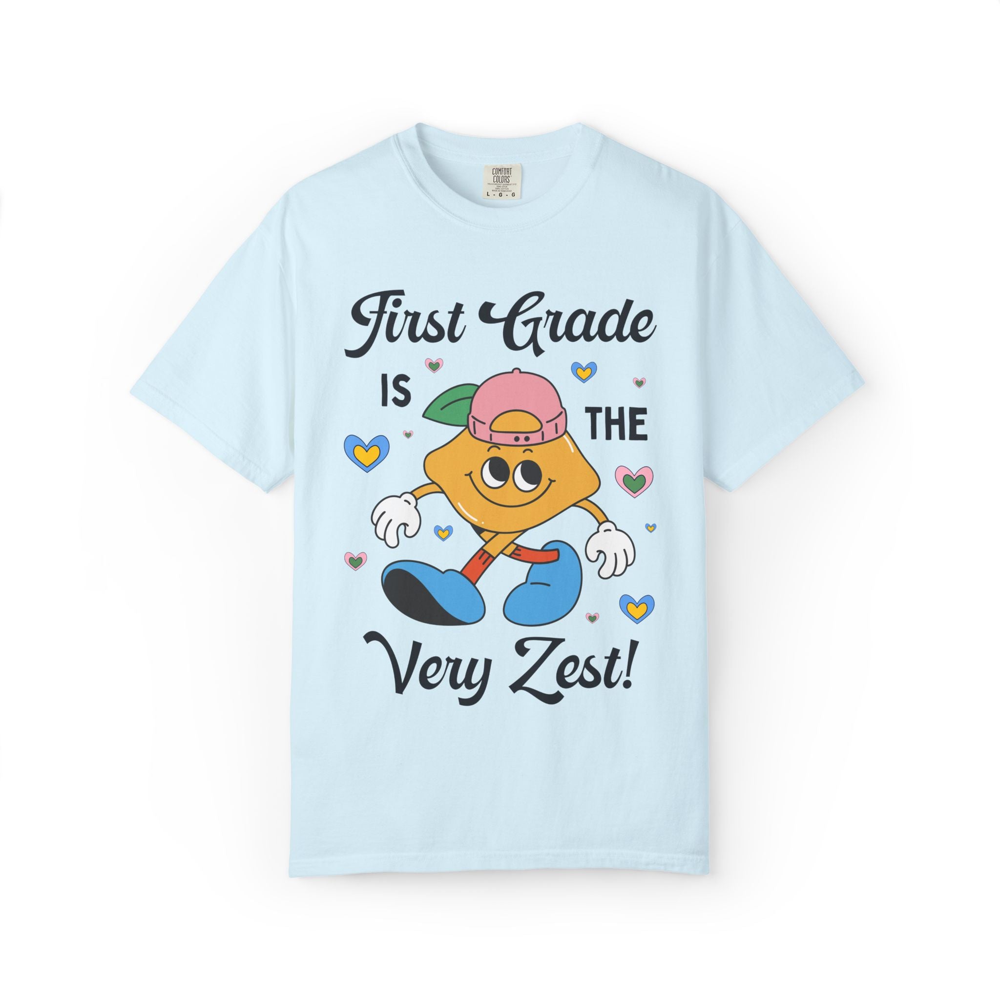 First Grade is The Very Zest: Matching Teacher T-Shirt for Meet the Teacher Night or Back to School