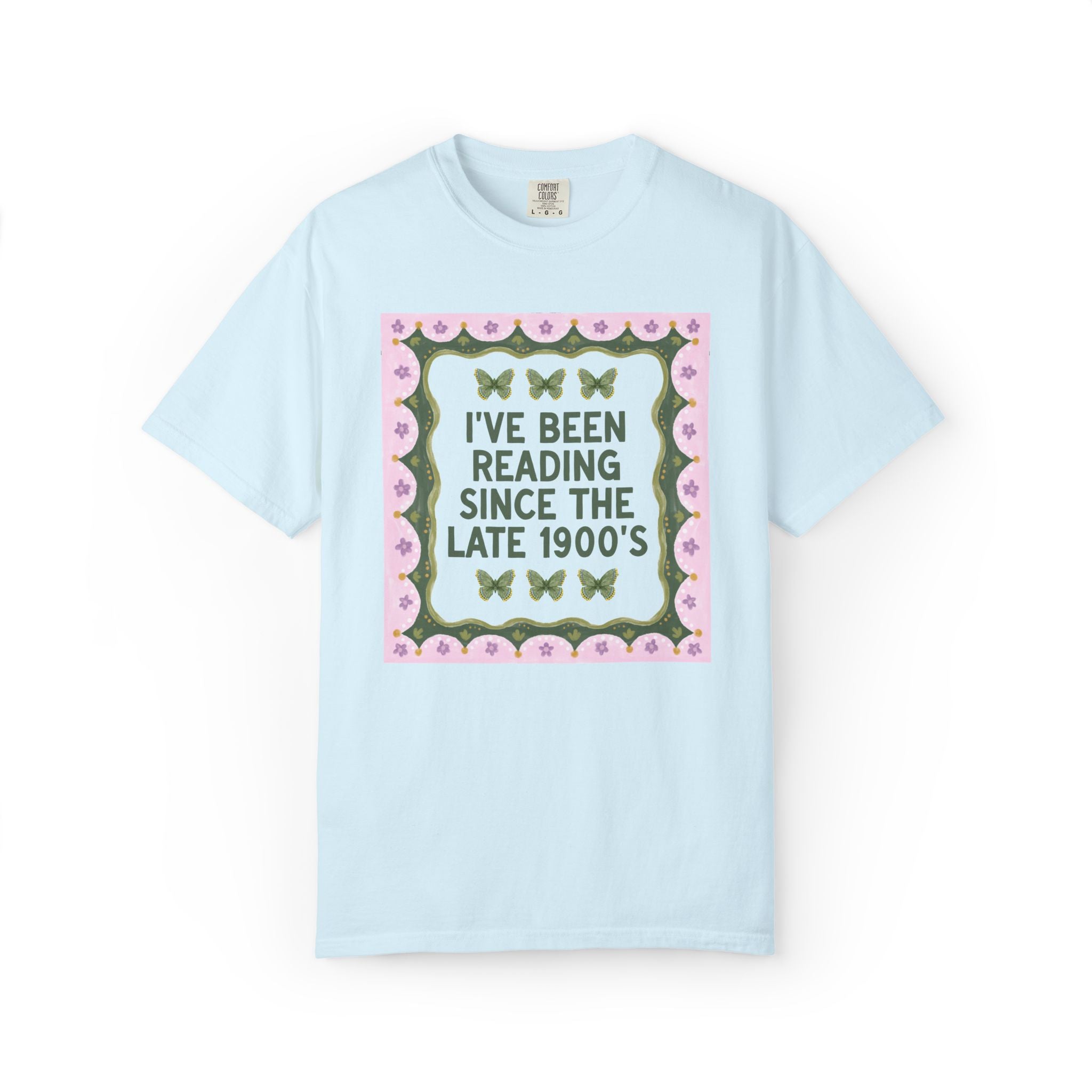 I've Been Reading Since the Late 1900's Funny Book Lover T-Shirt for 40th Birthday or Reader Born in the 1990s, Silly Fiction Literature Tee