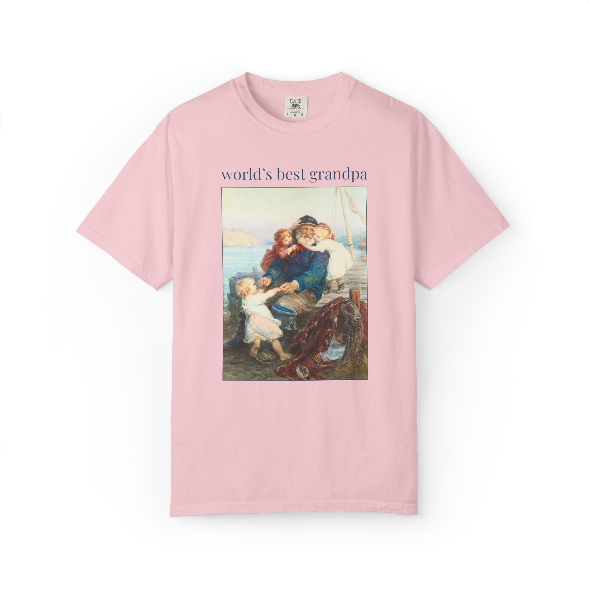 World's Best Grandpa Art History T-Shirt
