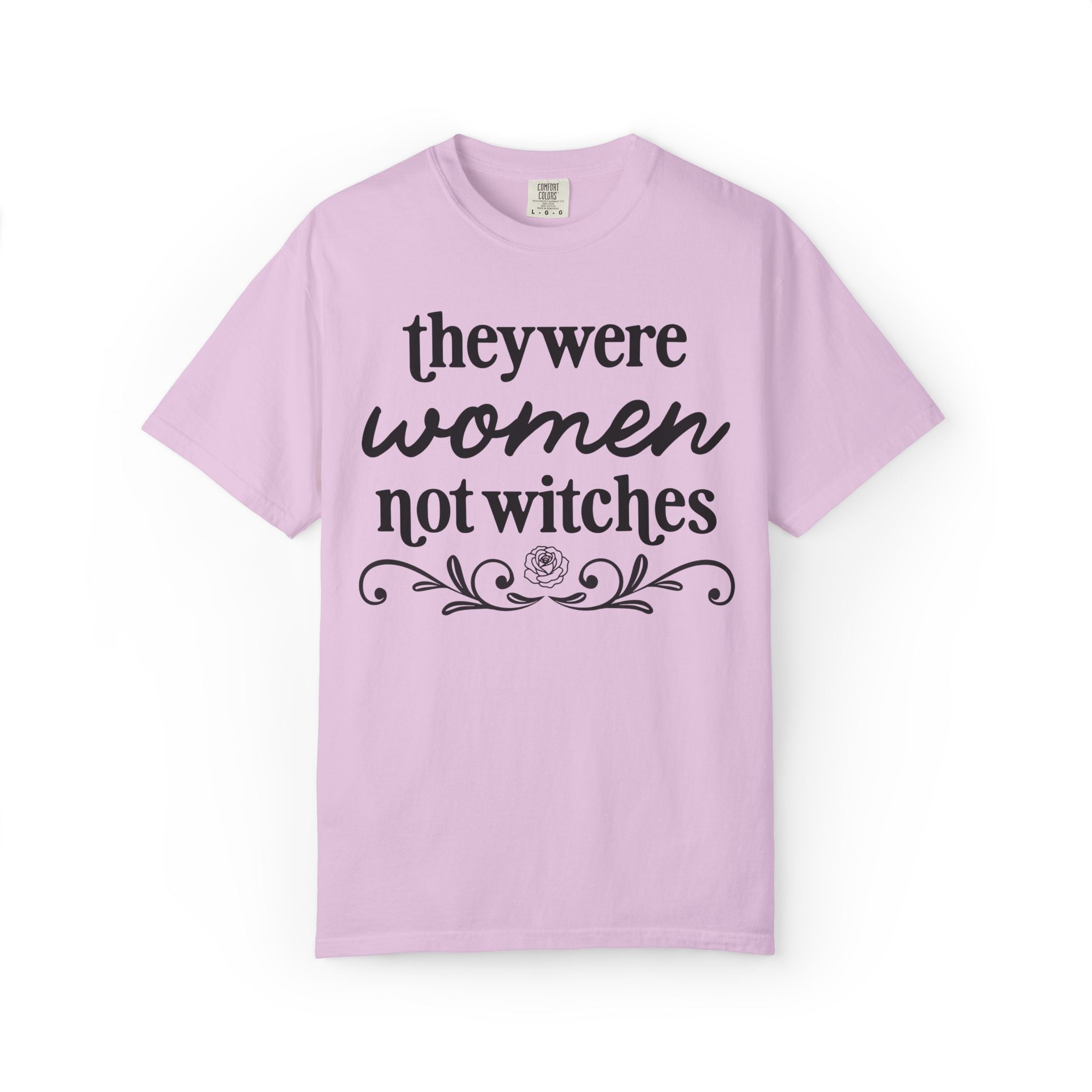 Women Not Witches History Buff Tee Shirt for Historian, Early American History, European Witch Trial History, Spooky Morbid History Tee
