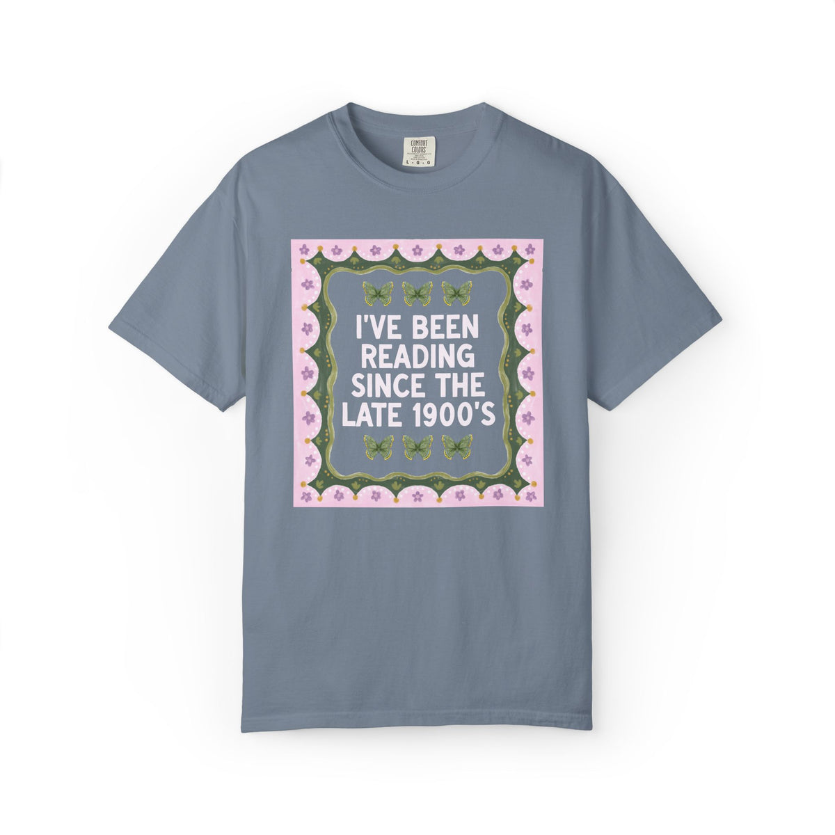 I've Been Reading Since the Late 1900's Funny Book Lover T-Shirt for 40th Birthday or Reader Born in the 1990s, Silly Fiction Literature Tee